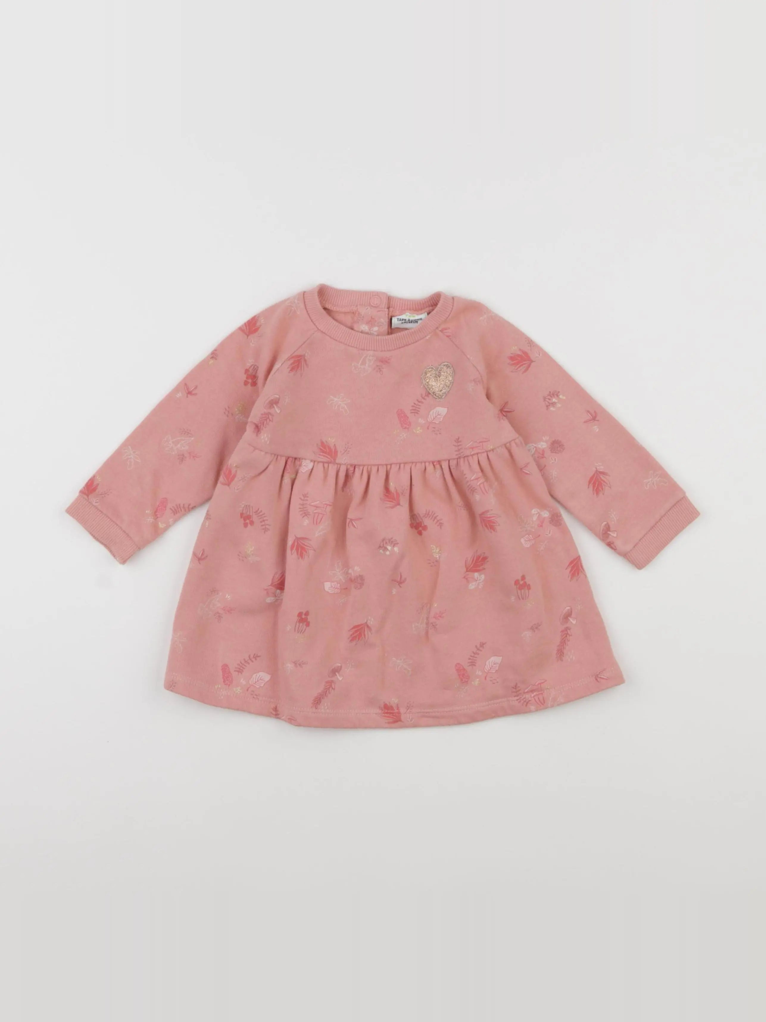 Tape à l'oeil - robe rose - 6 mois