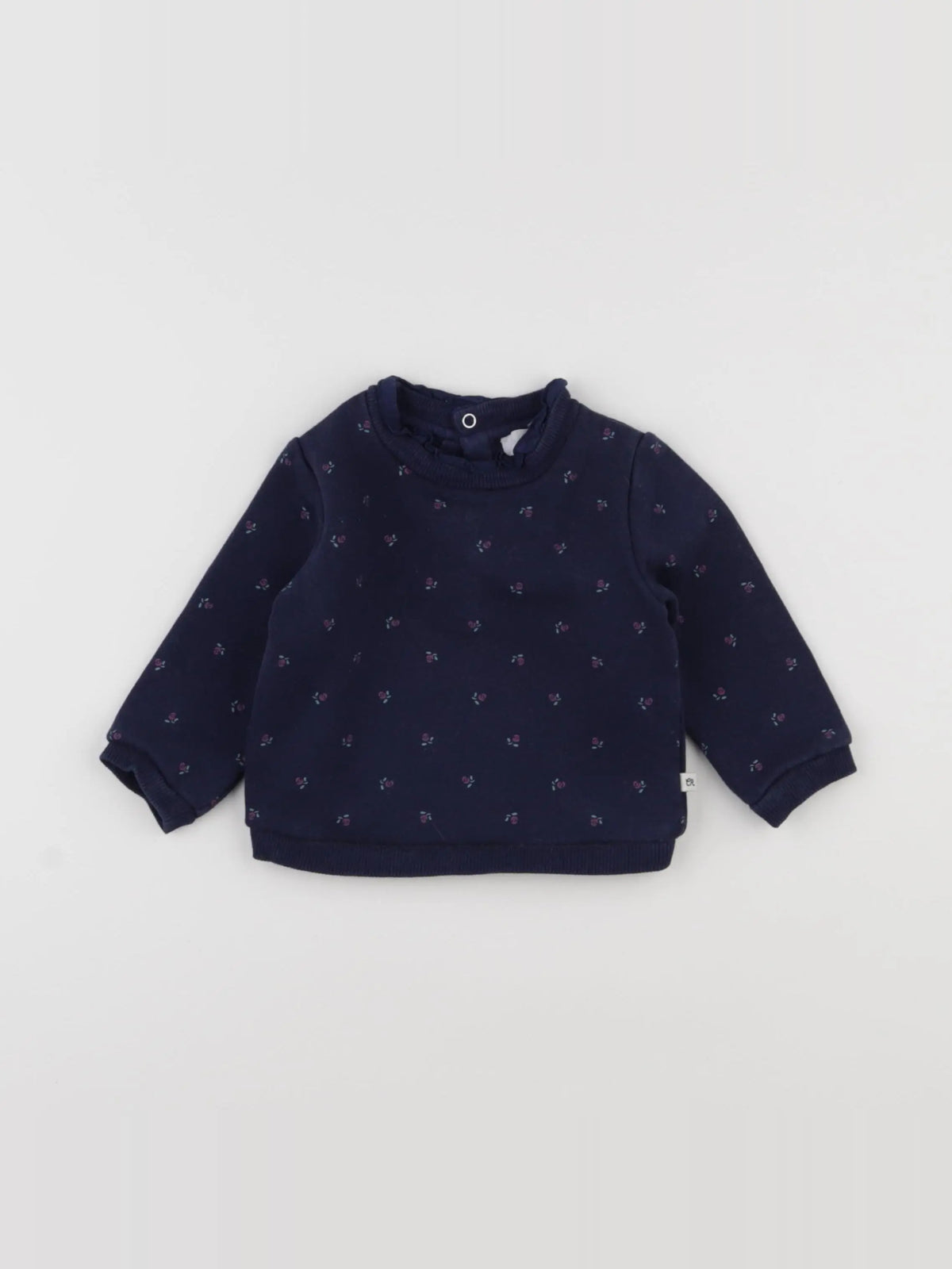 Cadet Rousselle - sweat bleu - 6 mois