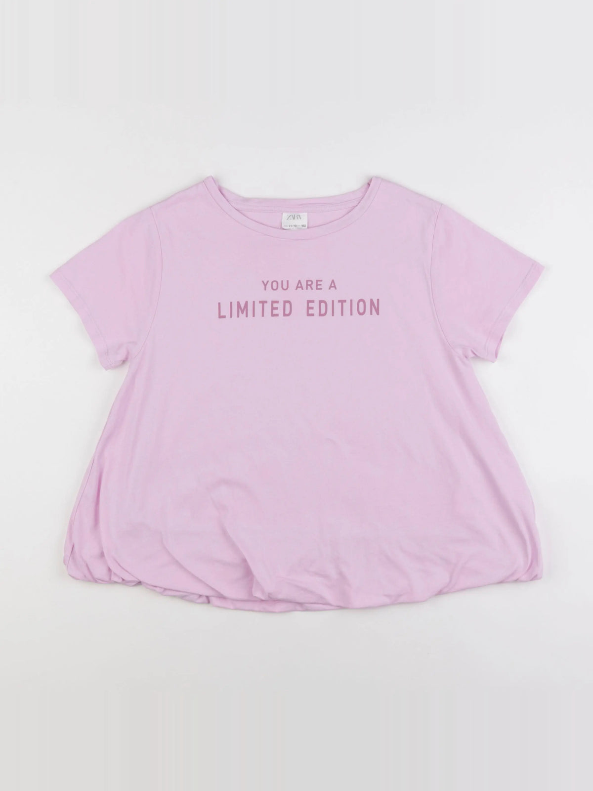 Zara - tee-shirt rose - 11/12 ans