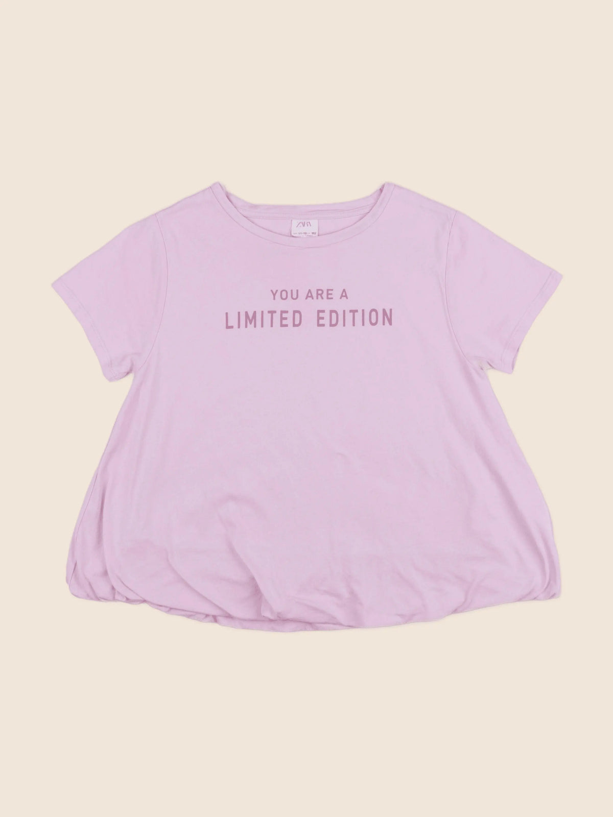 Zara - tee-shirt rose - 11/12 ans