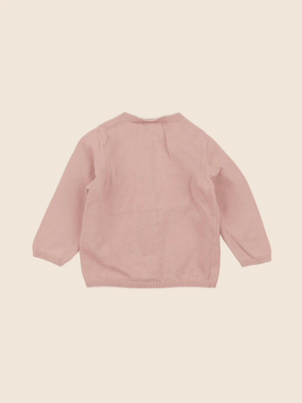 Vertbaudet - gilet rose - 12 mois