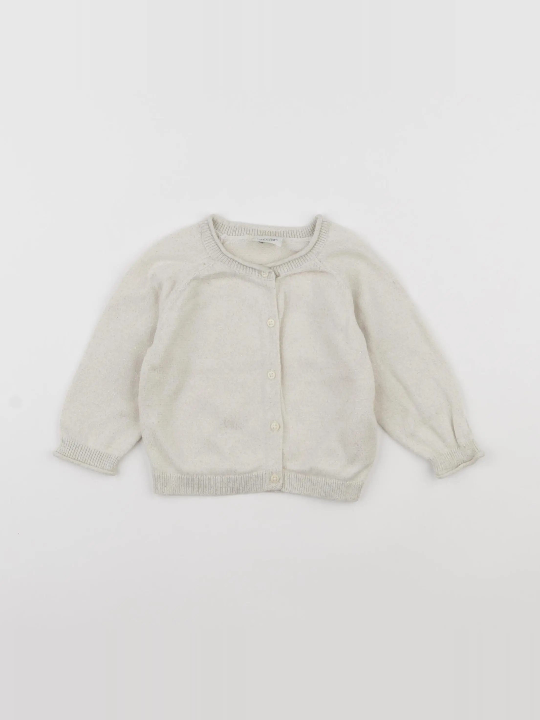 Tape à l'oeil - gilet beige, or - 12 mois