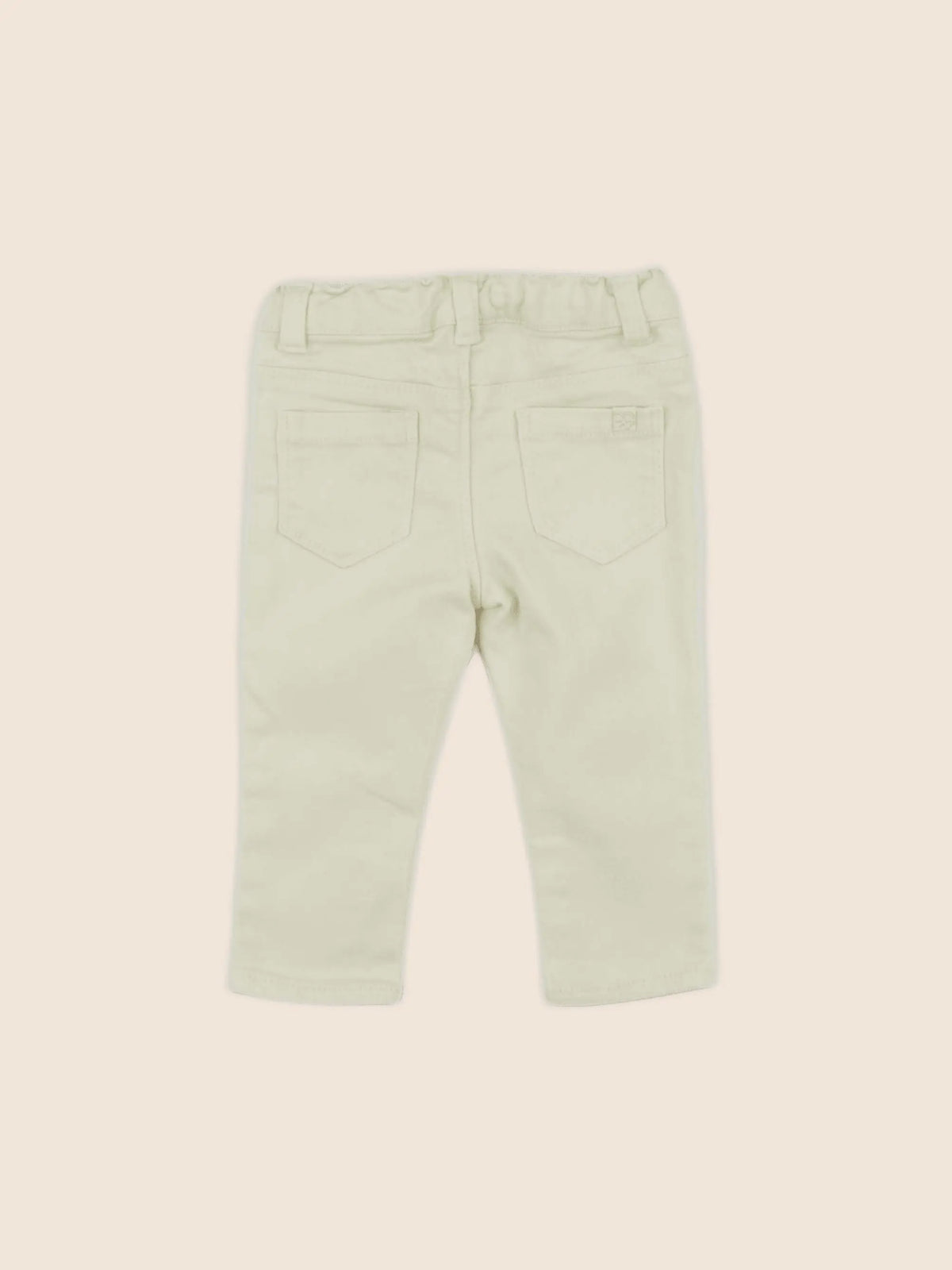 Vertbaudet - pantalon jaune - 12 mois