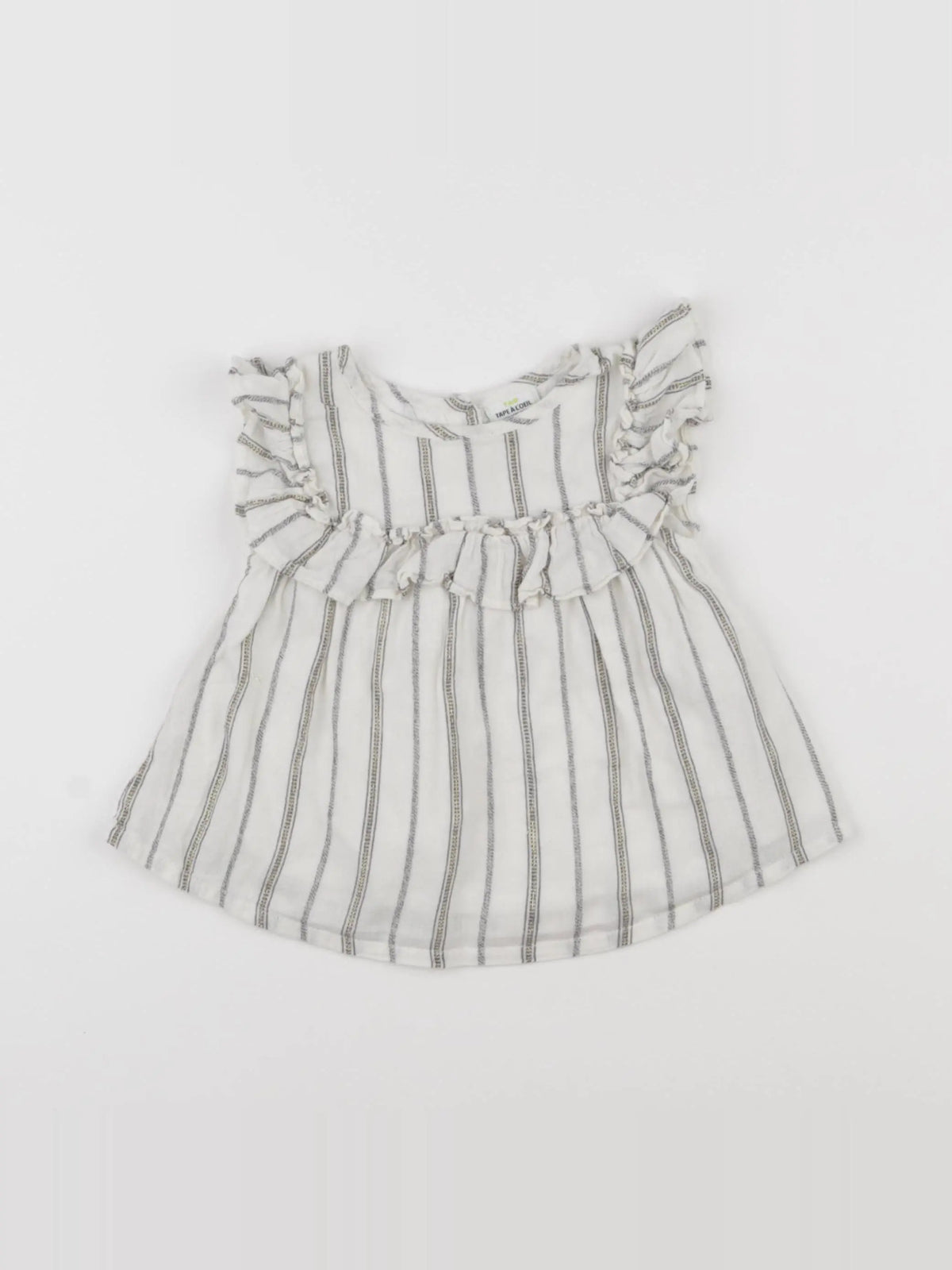 Tape à l'oeil - robe blanc - 12 mois