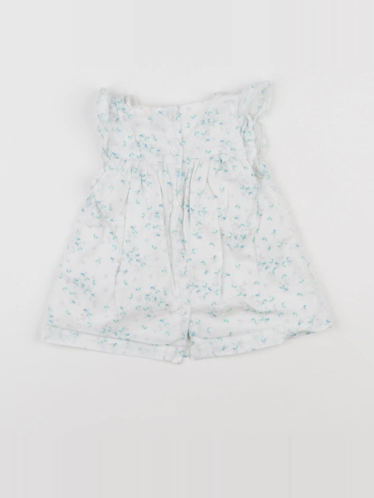 Vertbaudet - blouse blanc - 12 mois