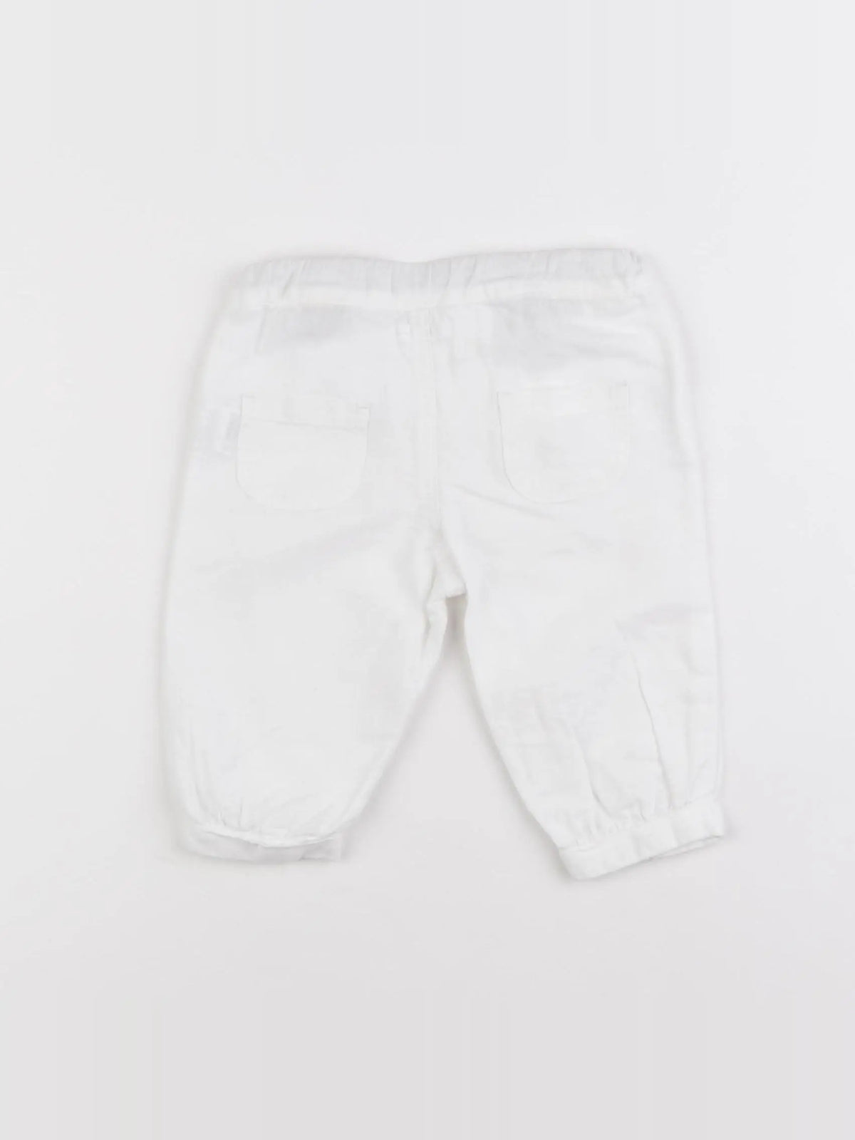 Boutchou - pantalon blanc - 6 mois
