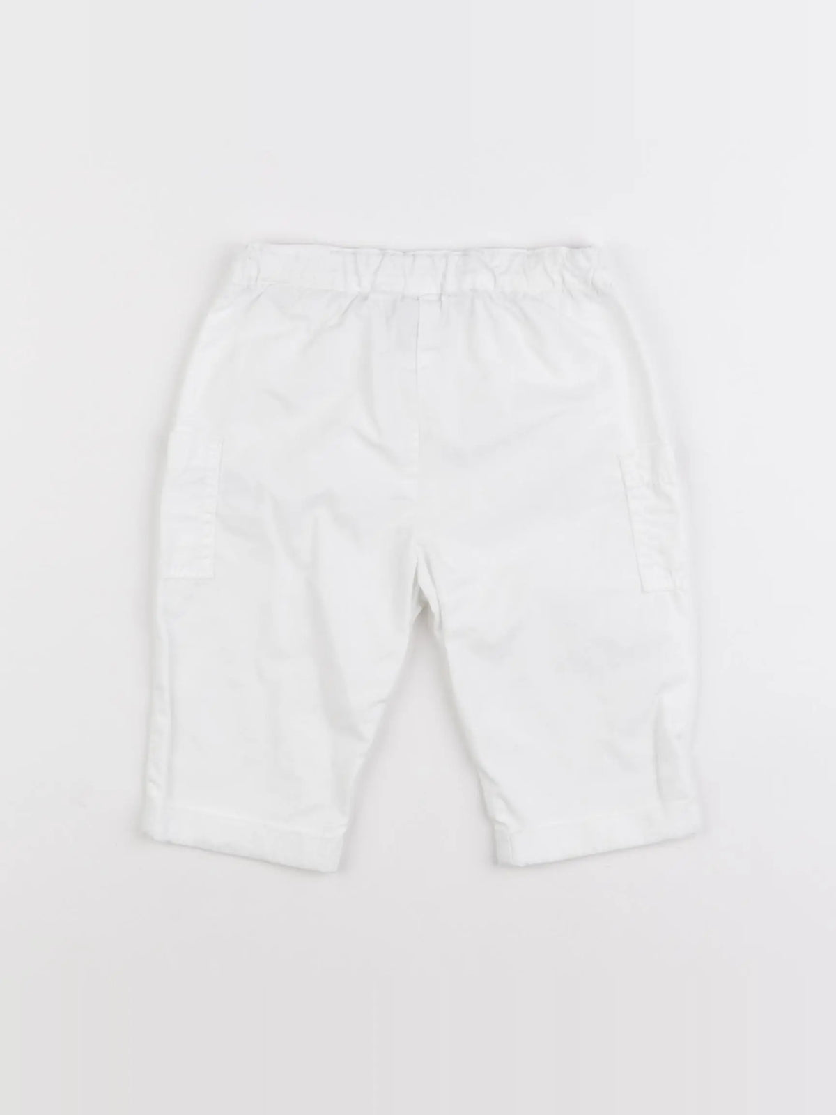 Petit Bateau - pantalon blanc - 6 mois