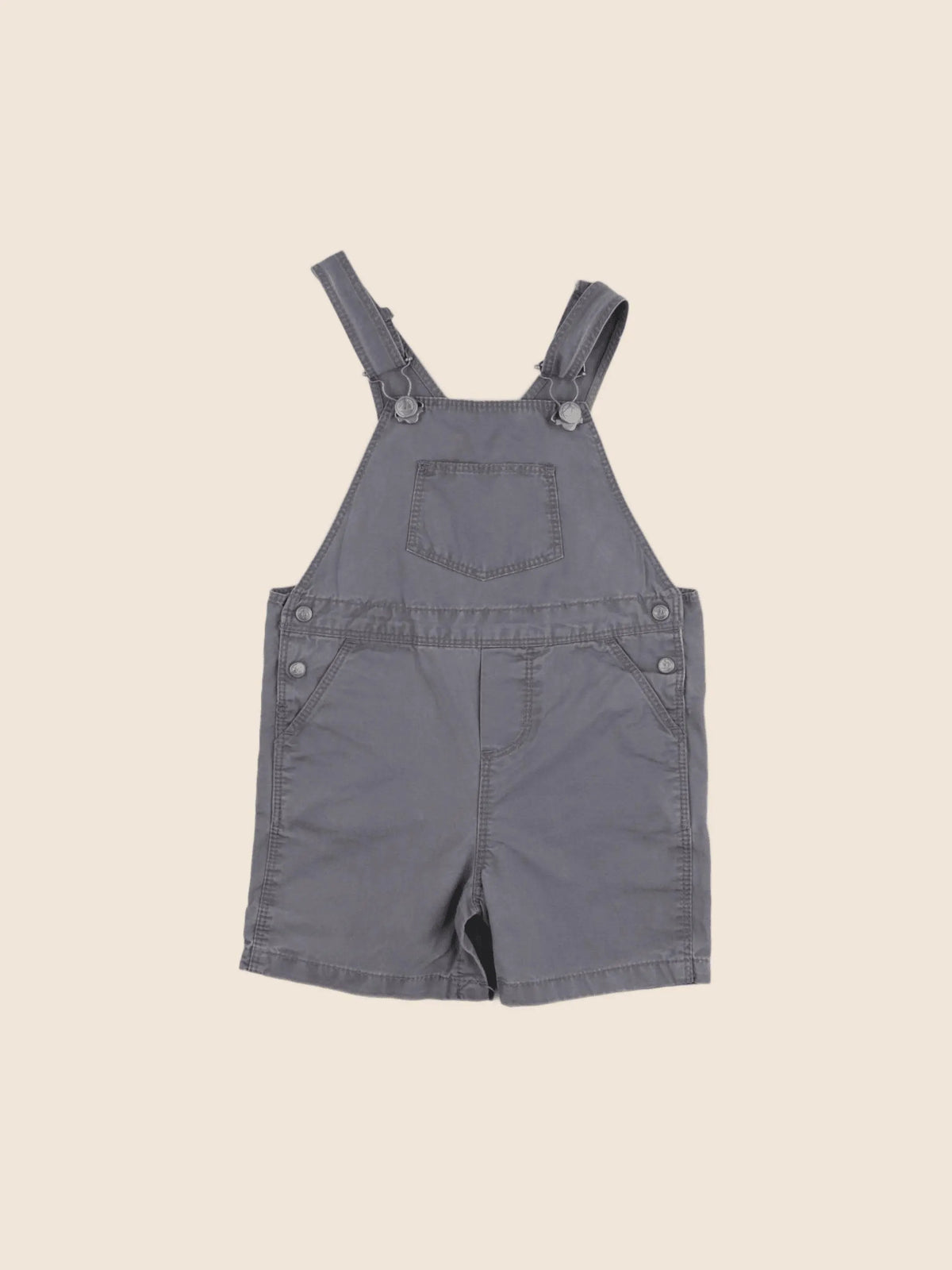 Petit Bateau - salopette gris - 6 mois