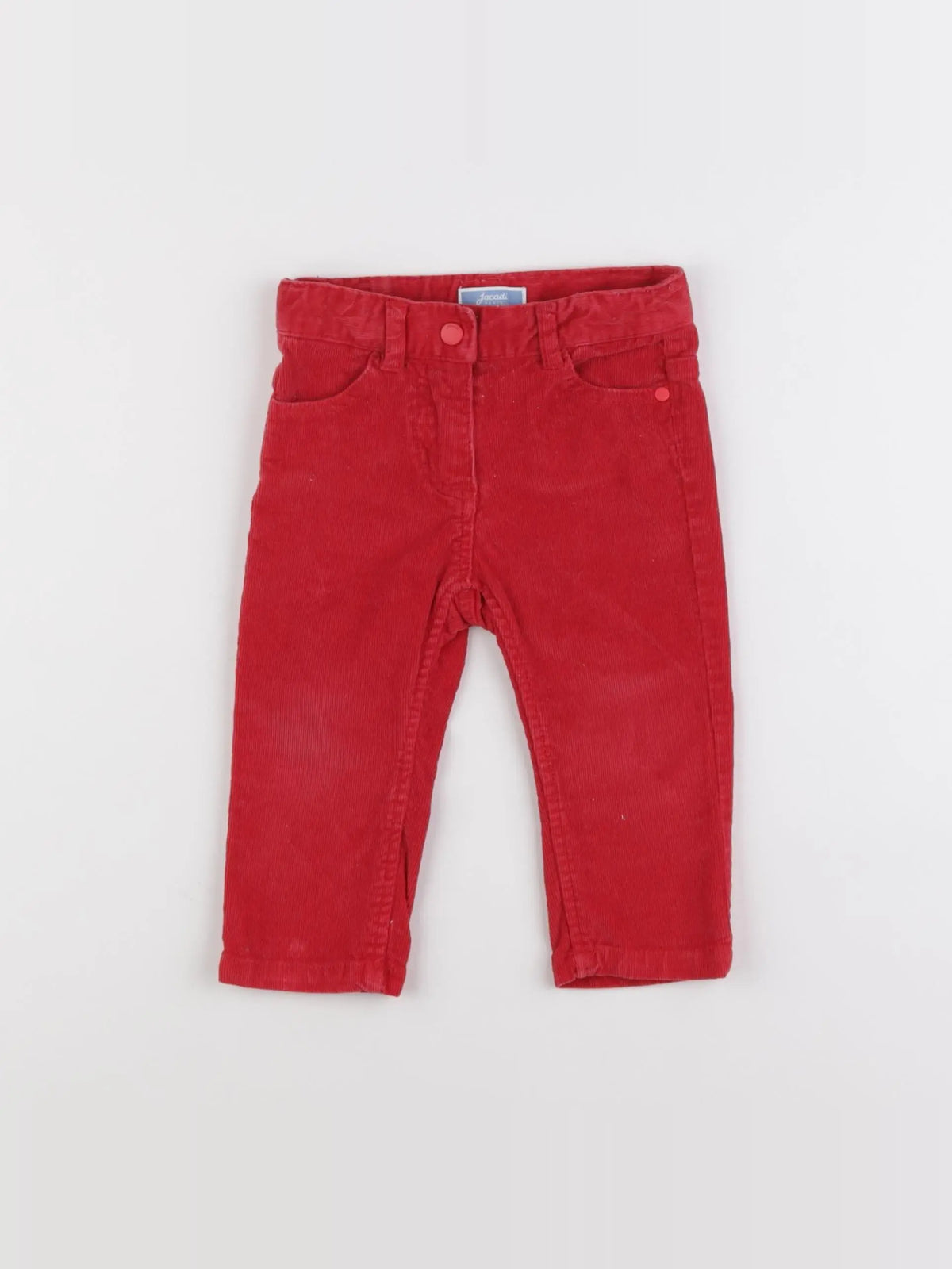 Jacadi - pantalon rouge - 12 mois