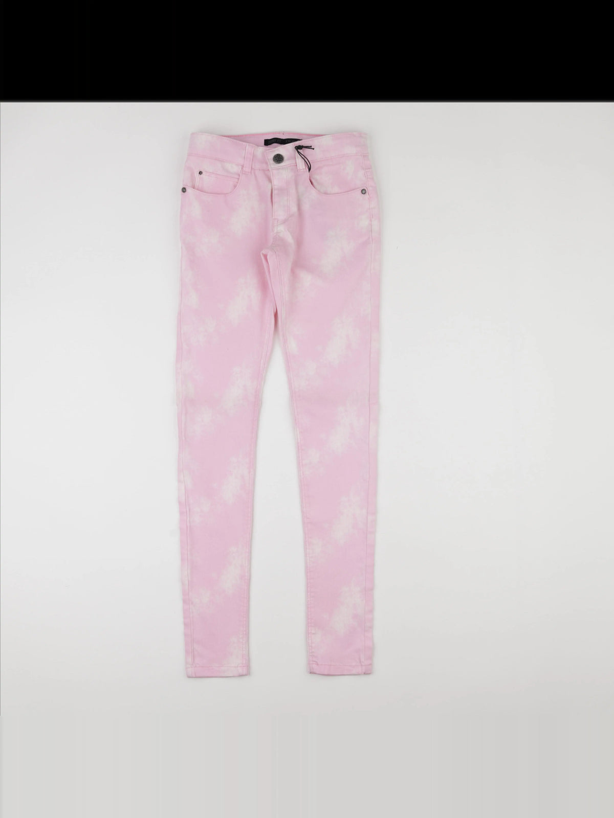 IKKS - jean blanc, rose - 12 ans