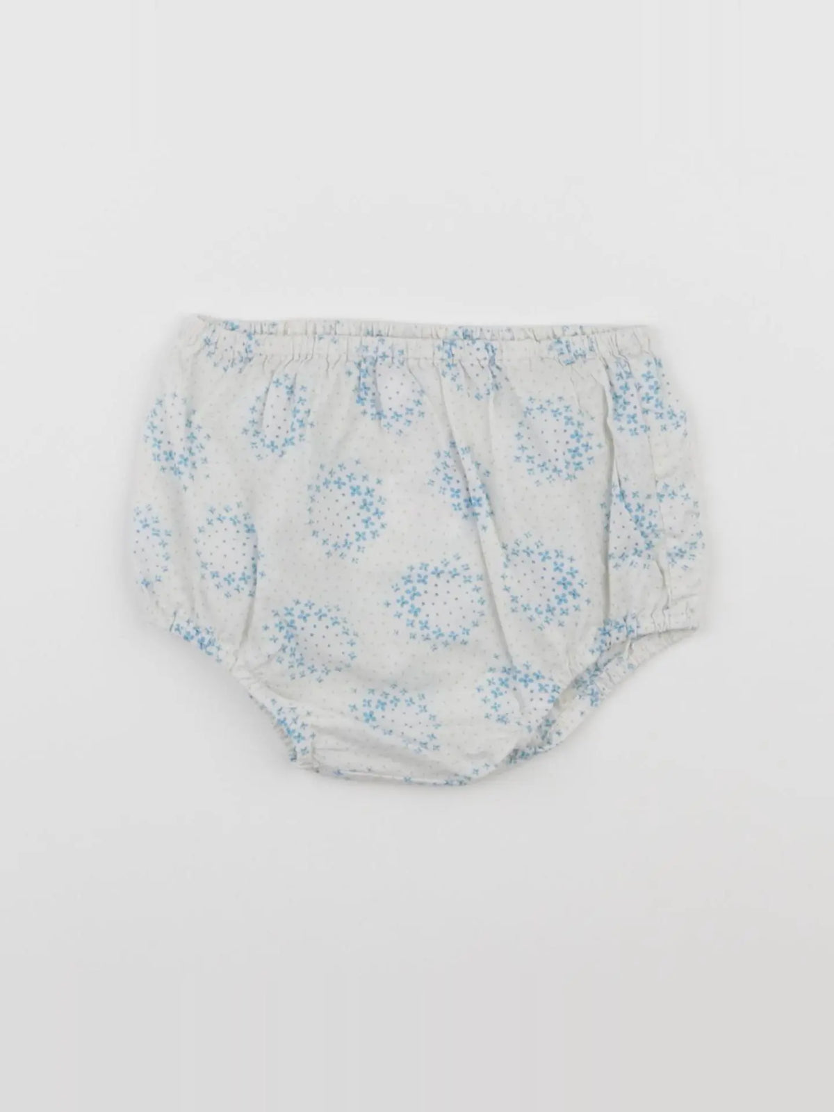 Jacadi - bloomer blanc, bleu - 6 mois