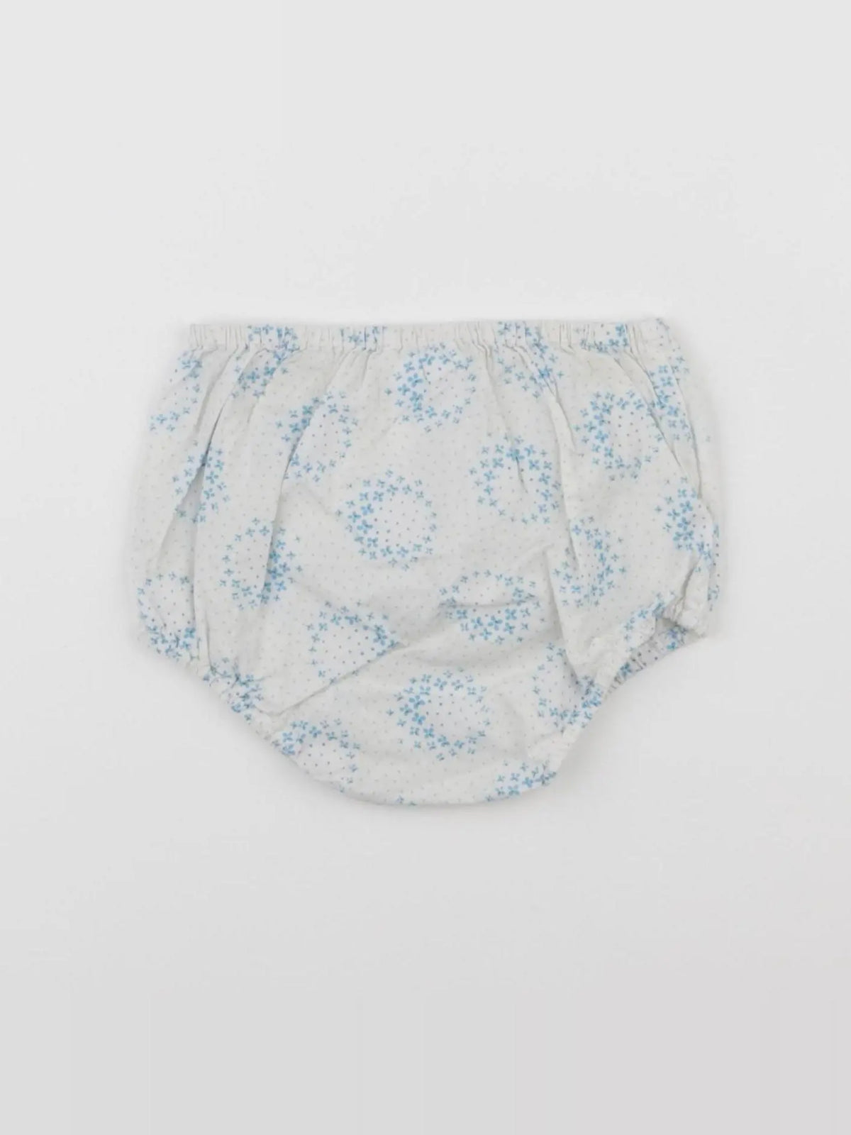 Jacadi - bloomer blanc, bleu - 6 mois