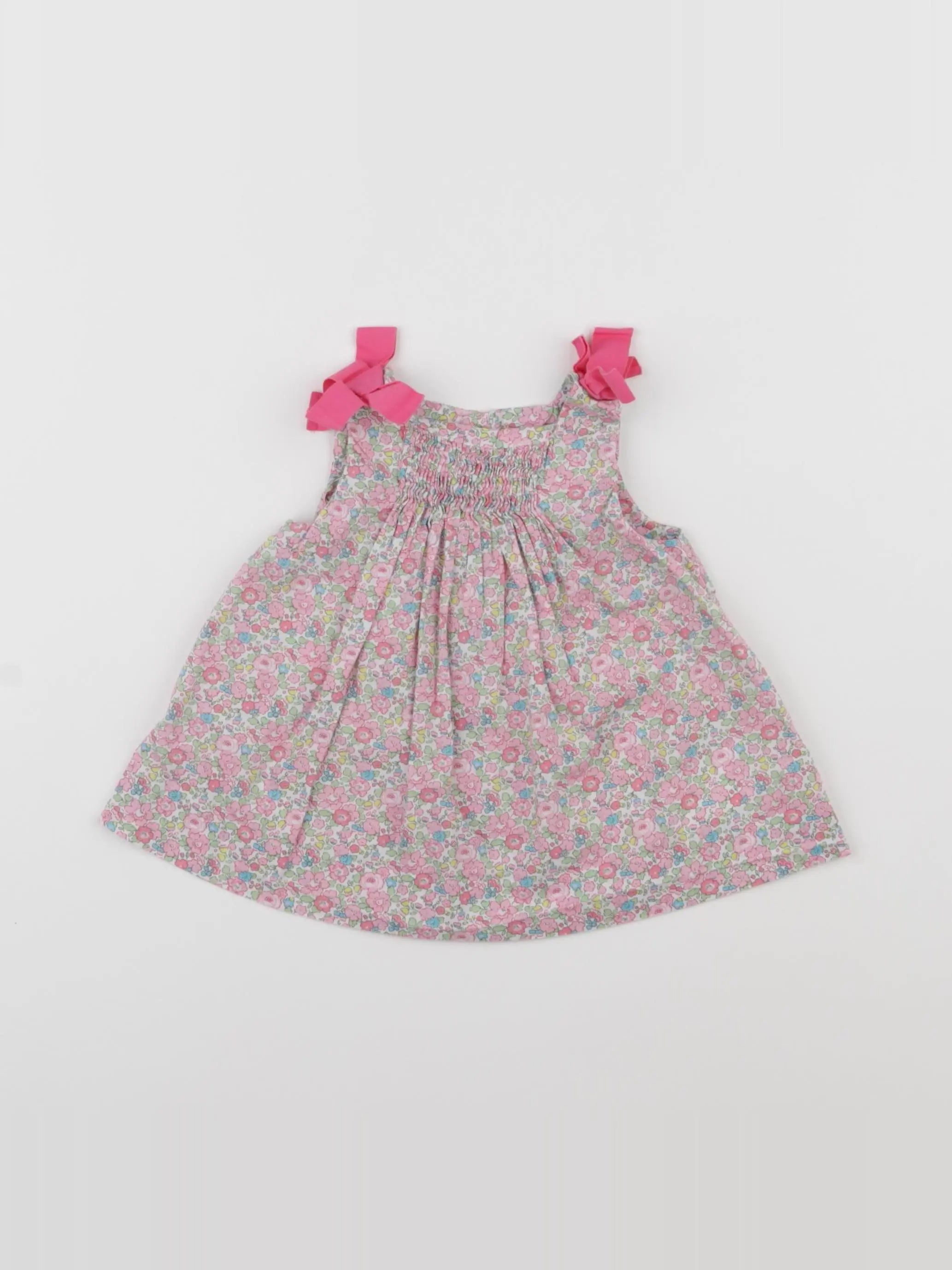 Jacadi - robe liberty multicolore - 6 mois