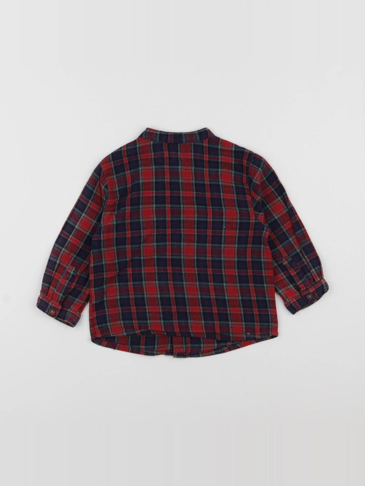 Boutchou - chemise rouge - 12 mois