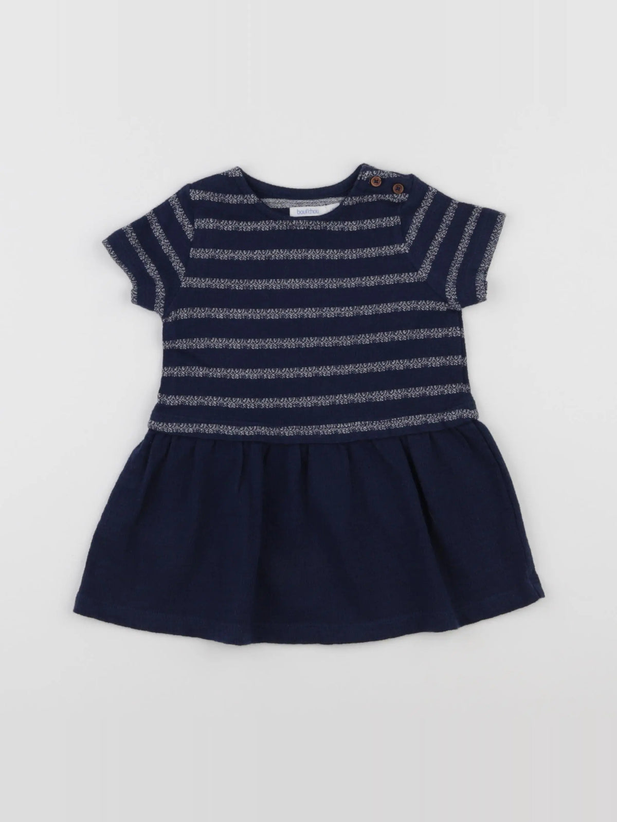 Boutchou - robe bleu - 6 mois