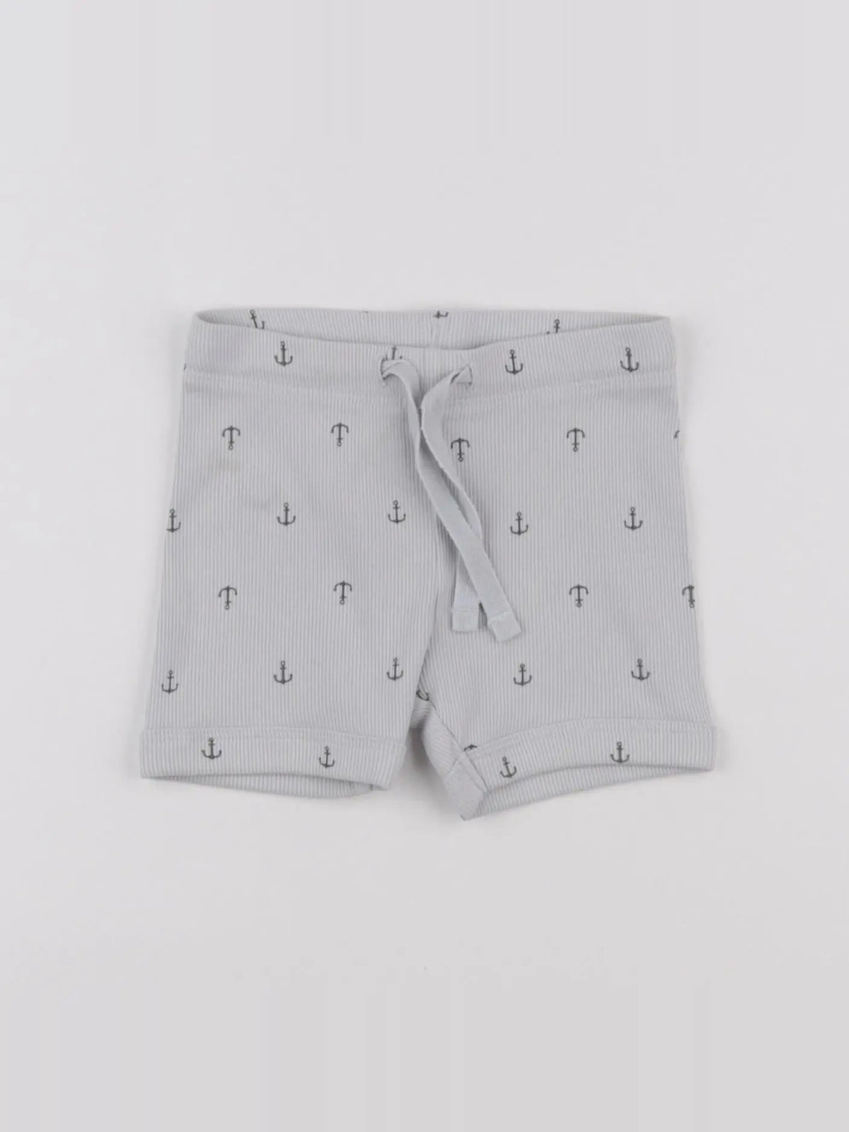 H&M - short bleu - 3/6 mois