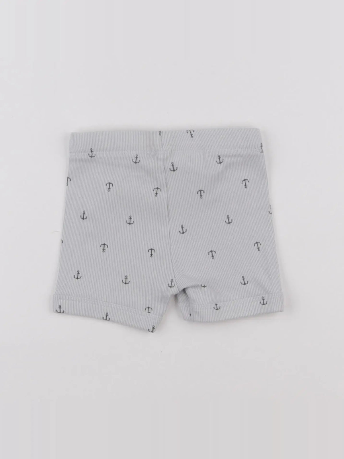 H&M - short bleu - 3/6 mois