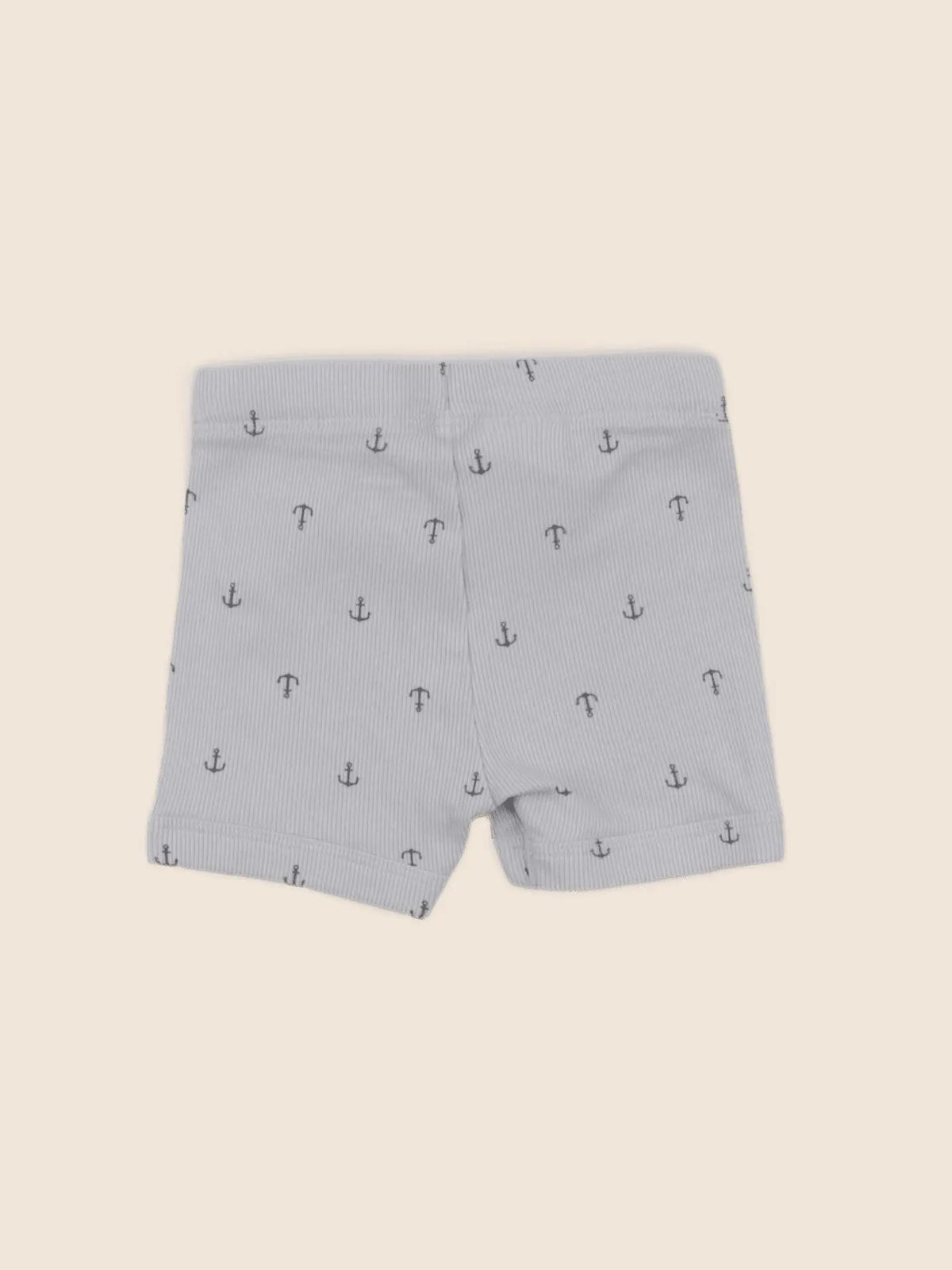H&M - short bleu - 3/6 mois
