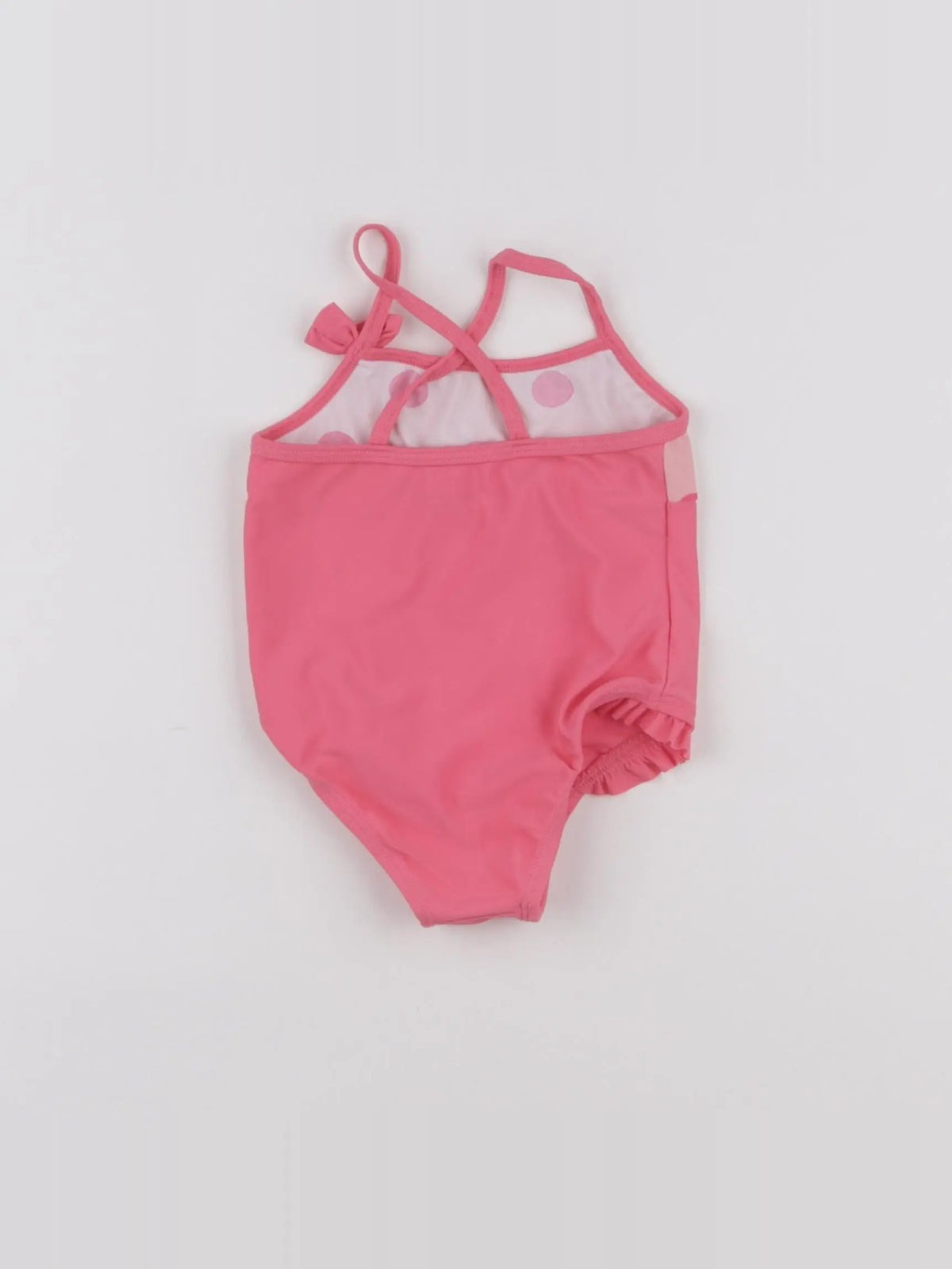 Vertbaudet - maillot de bain rose - 12 mois