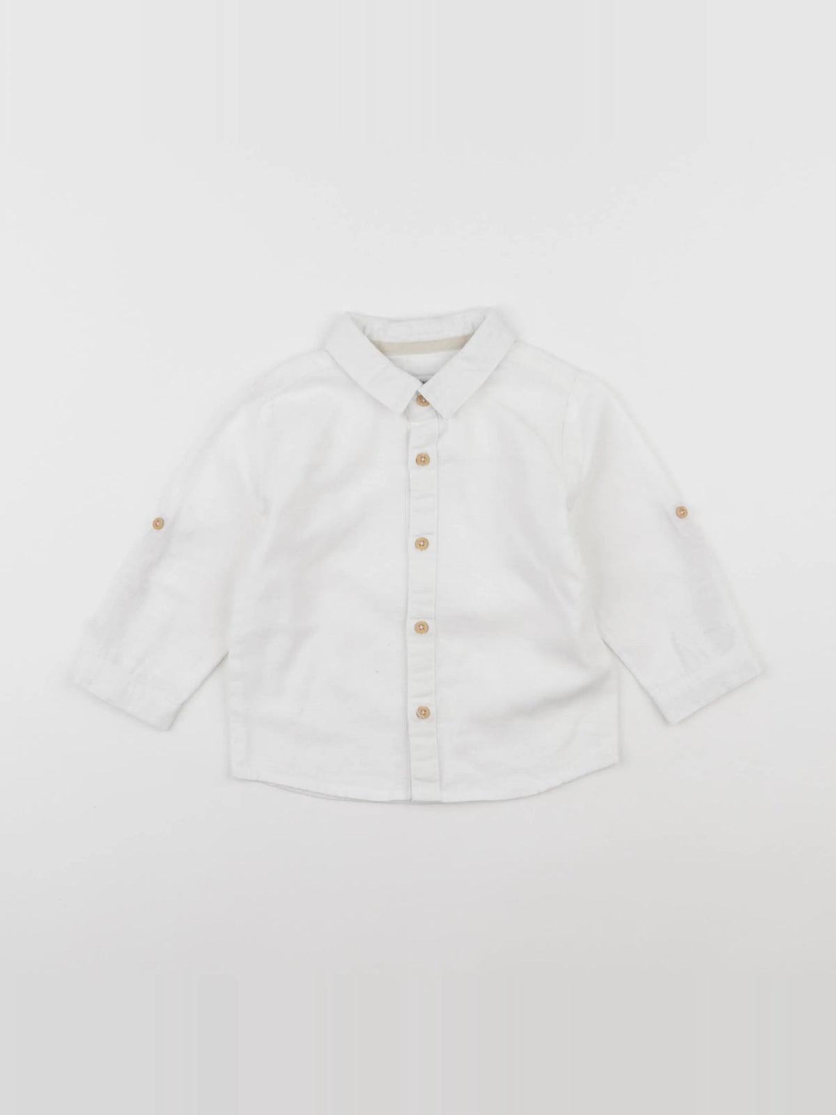 Vertbaudet - chemise blanc - 12 mois
