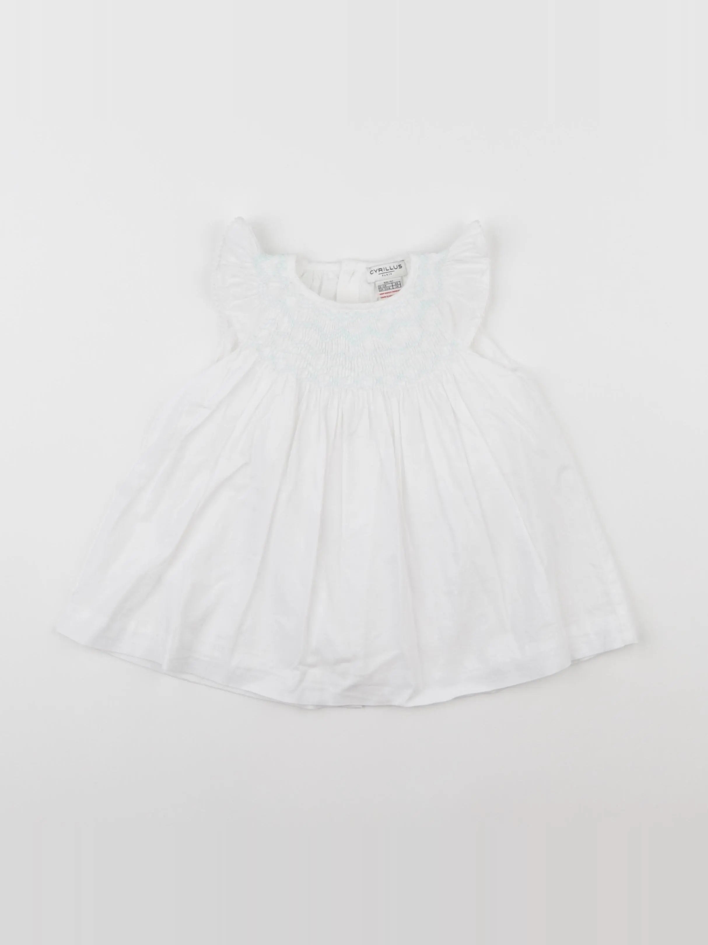 Cyrillus - robe blanc - 6 mois