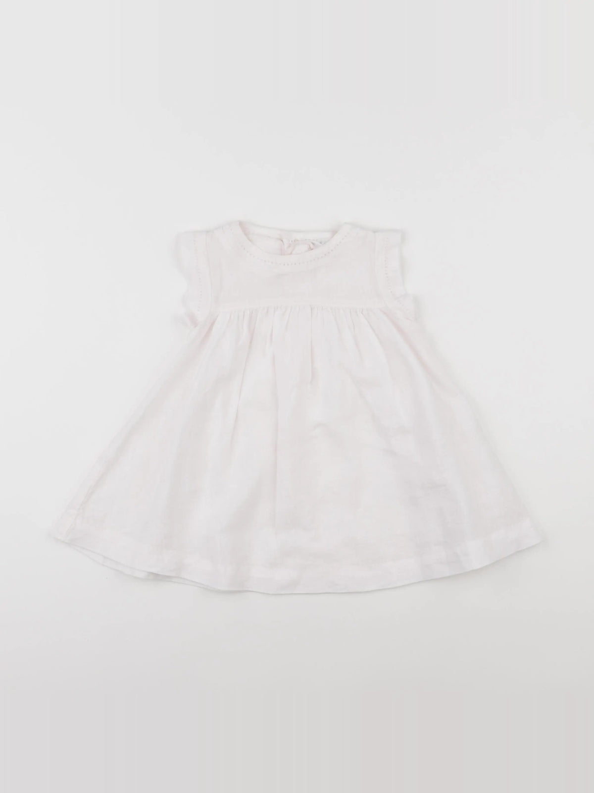 Boutchou - robe blanc - 6 mois