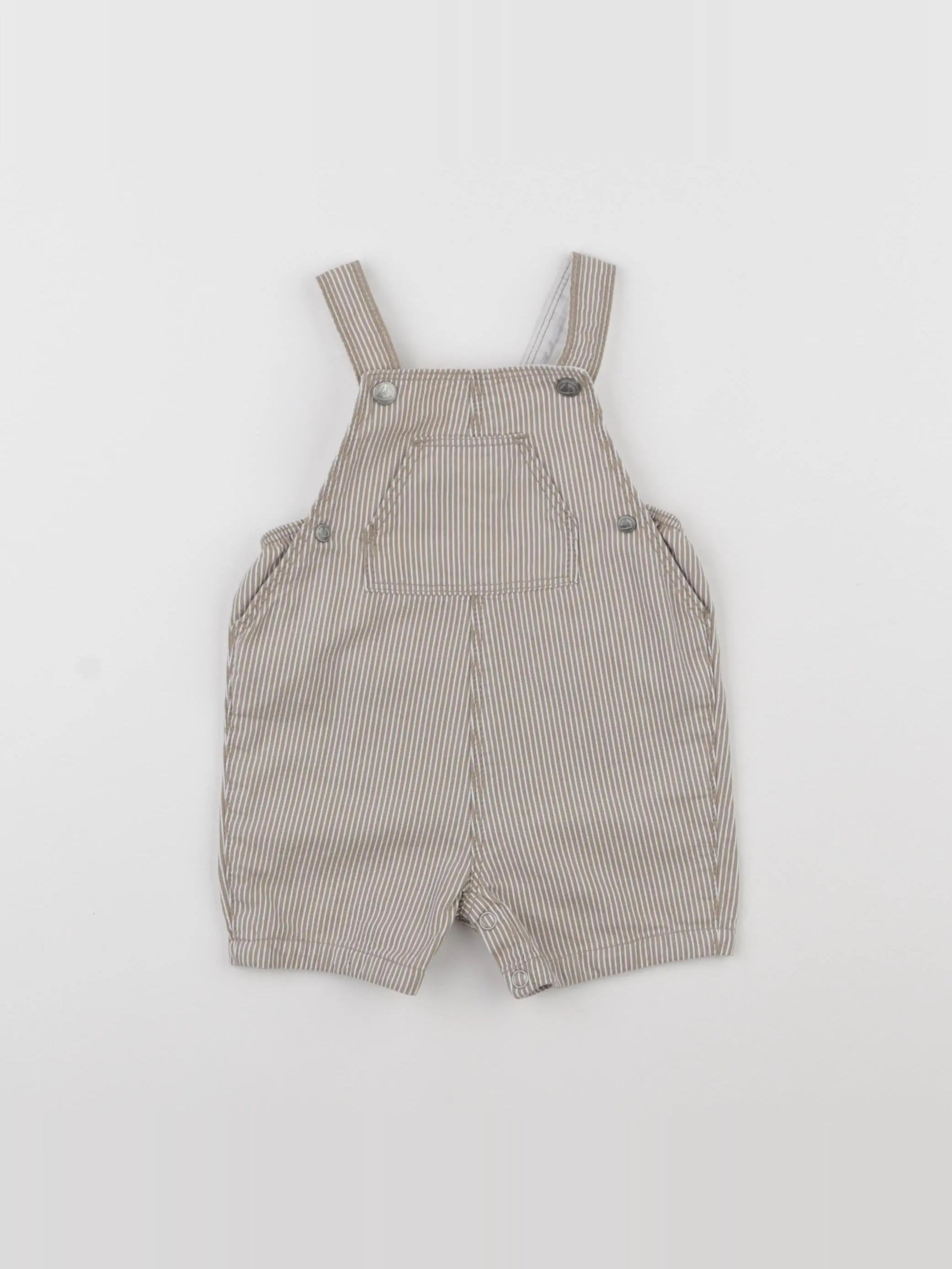 Petit Bateau - salopette beige - 3 mois
