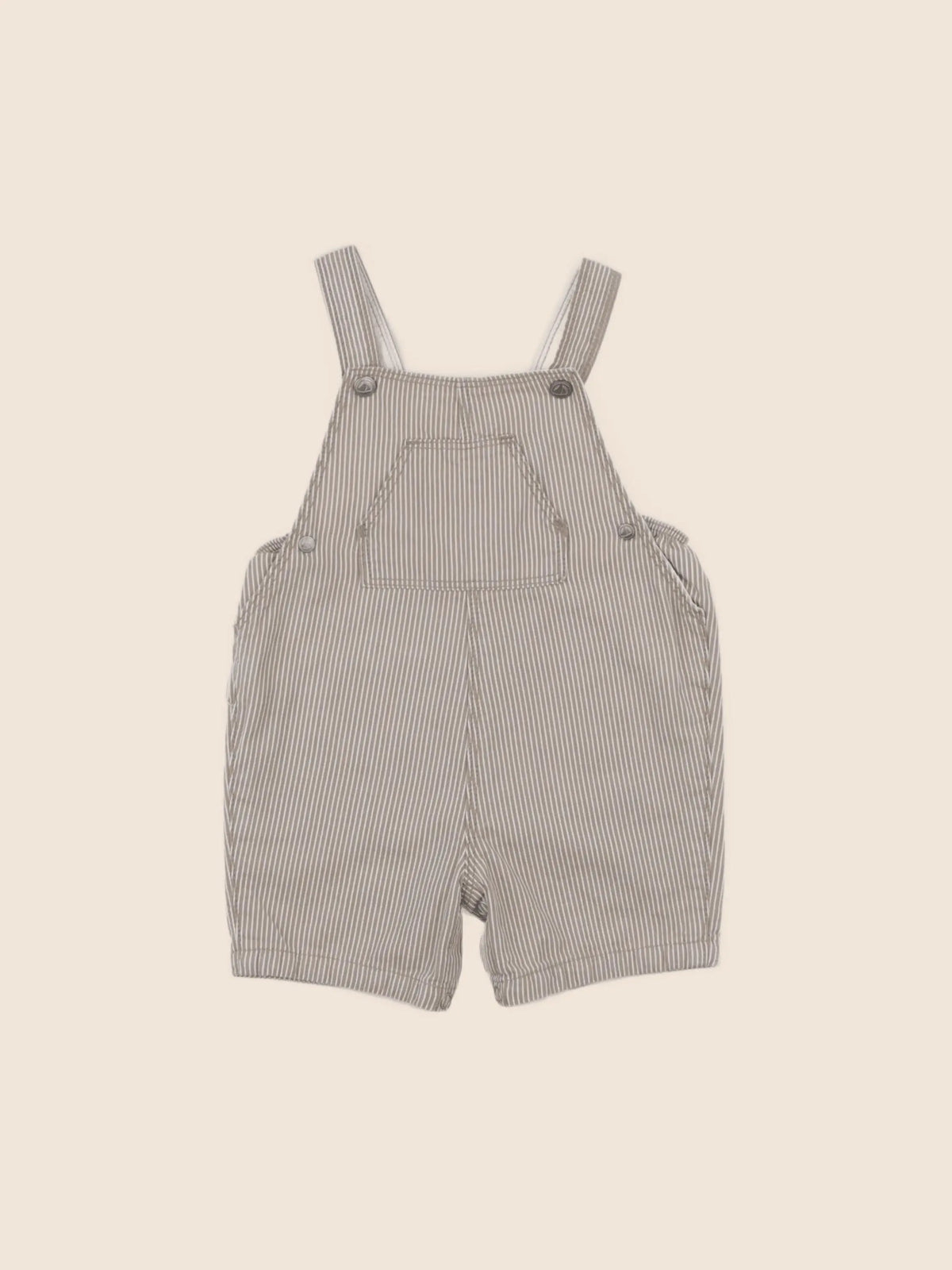 Petit Bateau - salopette beige - 6 mois