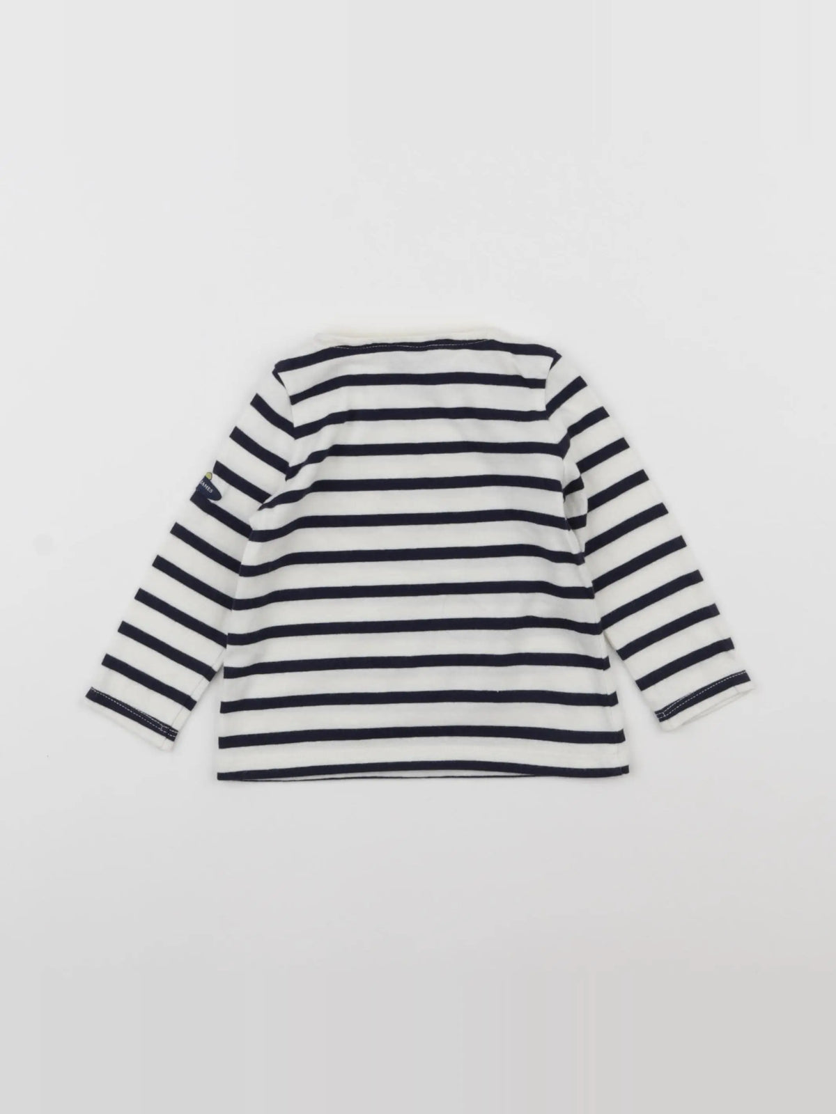 Natalys - tee-shirt blanc, bleu - 6 mois