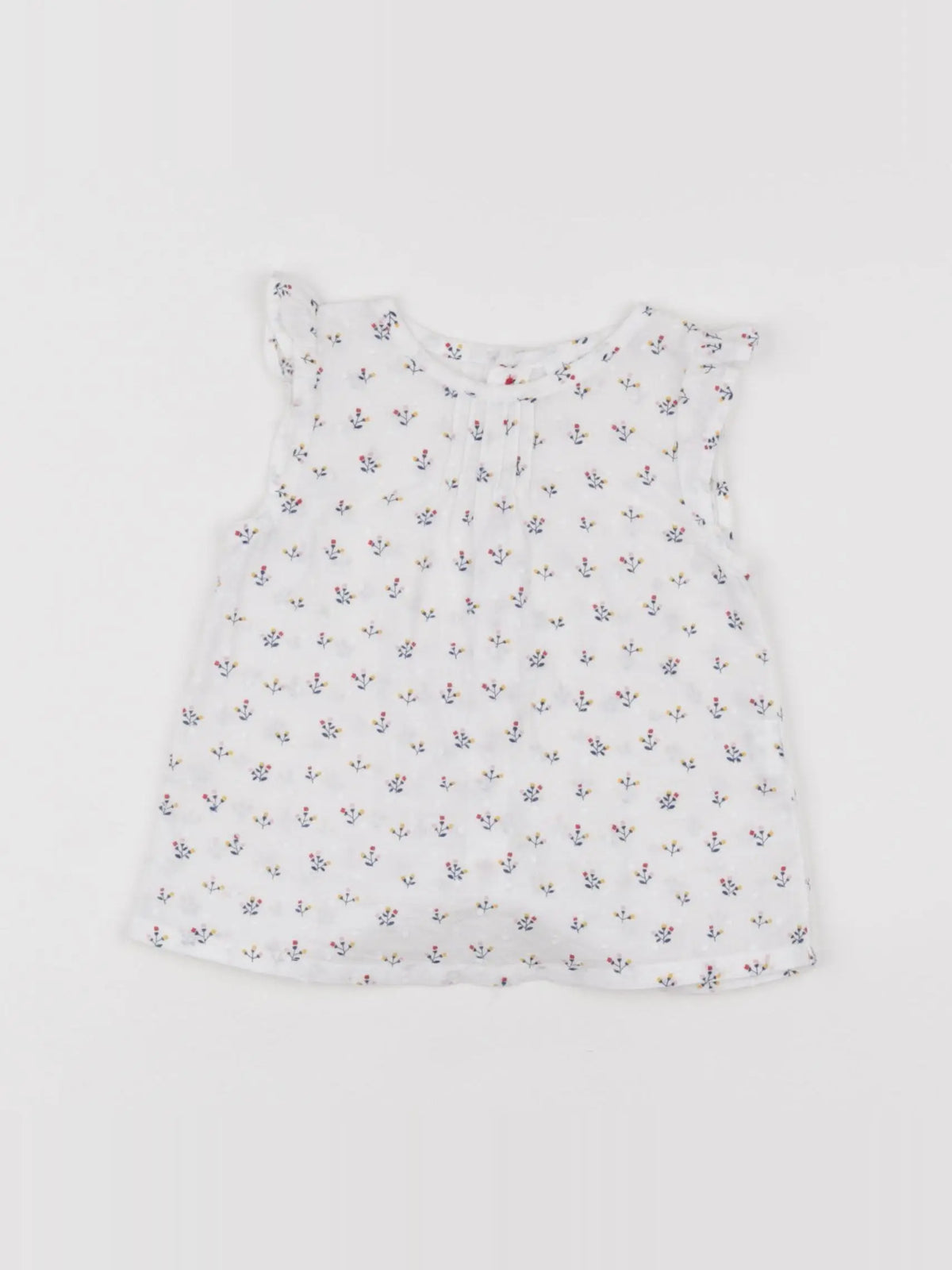 Boutchou - blouse blanc - 9 mois