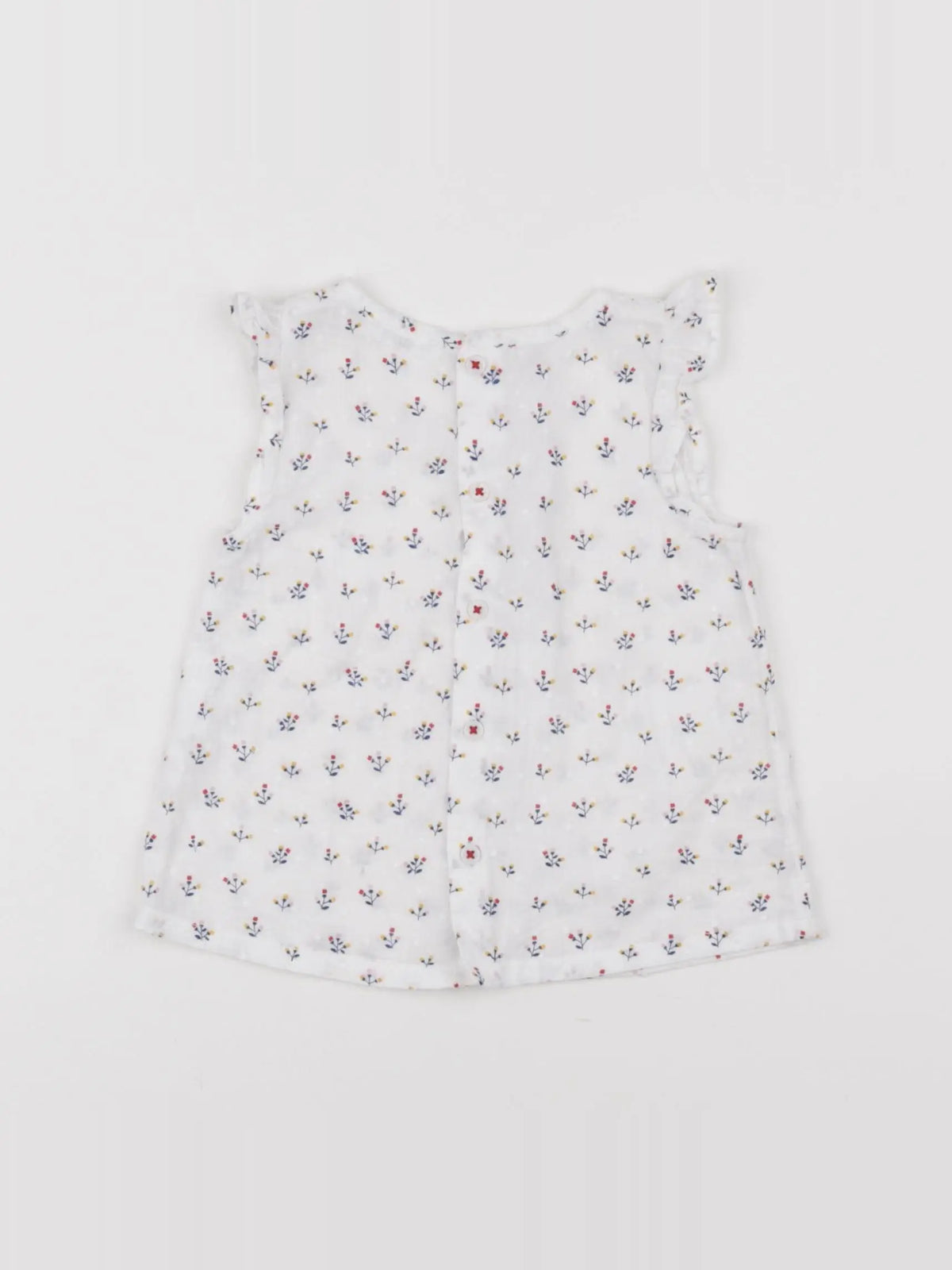 Boutchou - blouse blanc - 9 mois