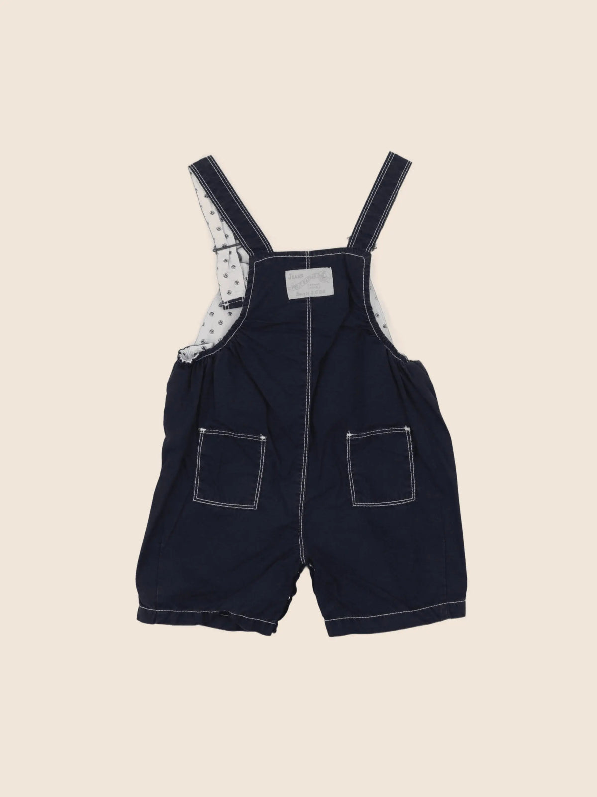 Petit Bateau - salopette bleu - 12 mois