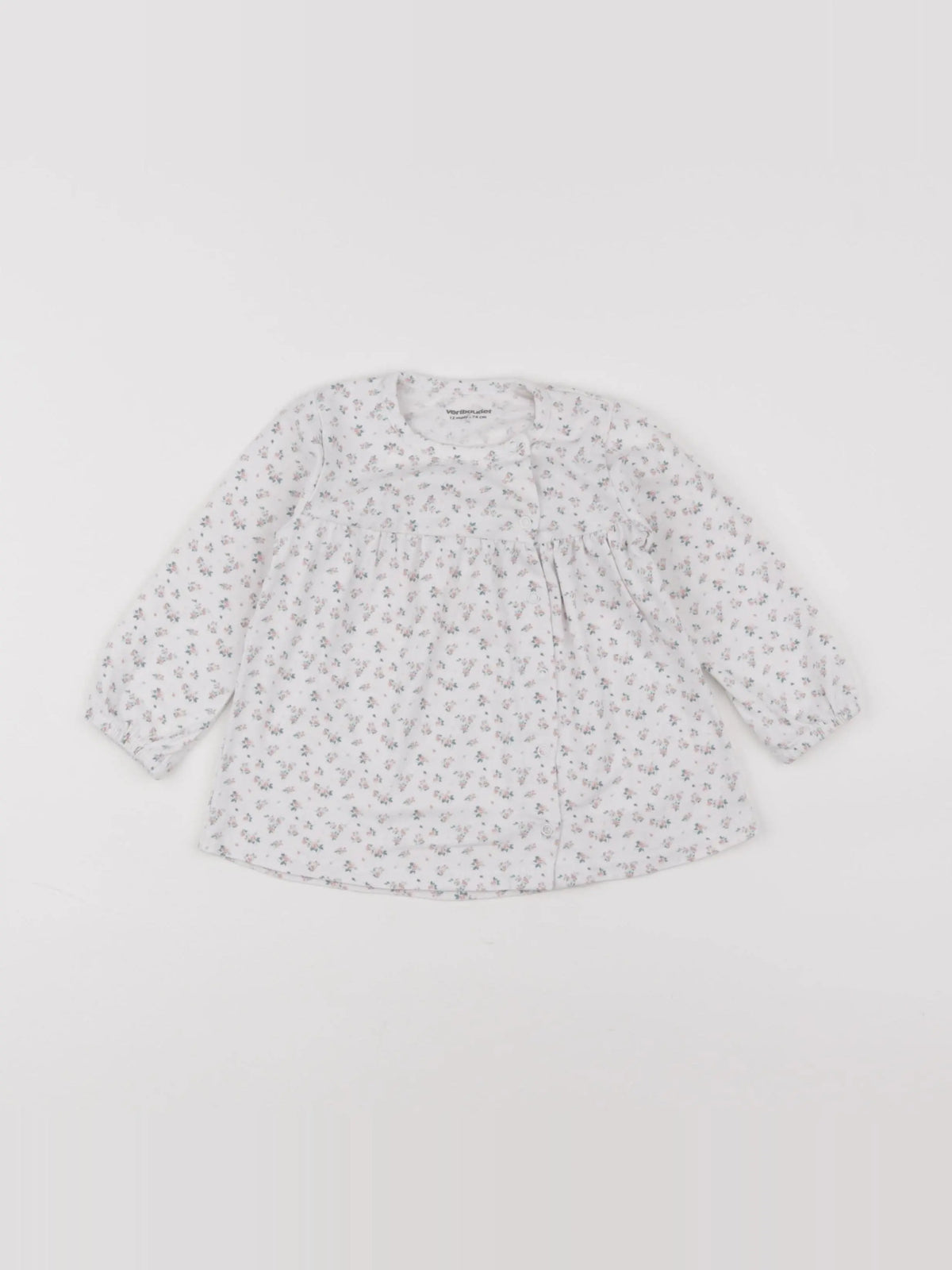 Vertbaudet - tee-shirt blanc - 12 mois