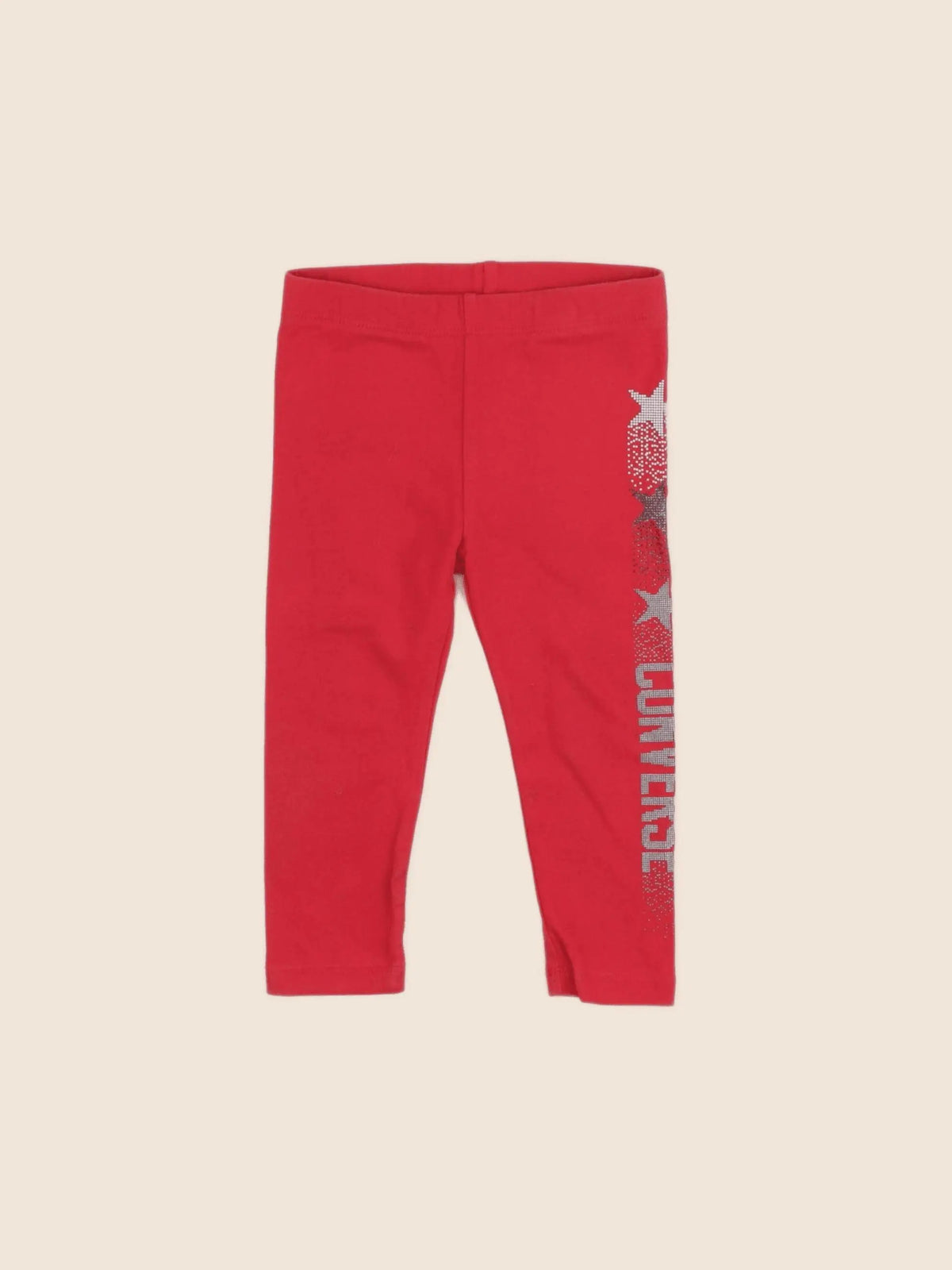 Converse - legging rouge - 18 mois