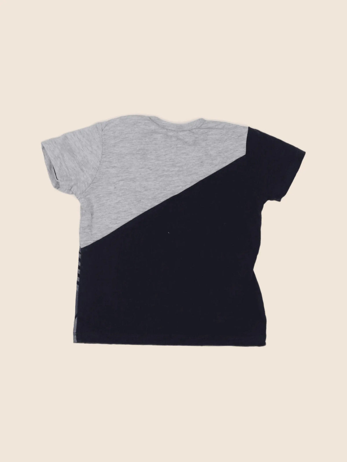 IKKS - tee-shirt bleu, gris - 6 mois