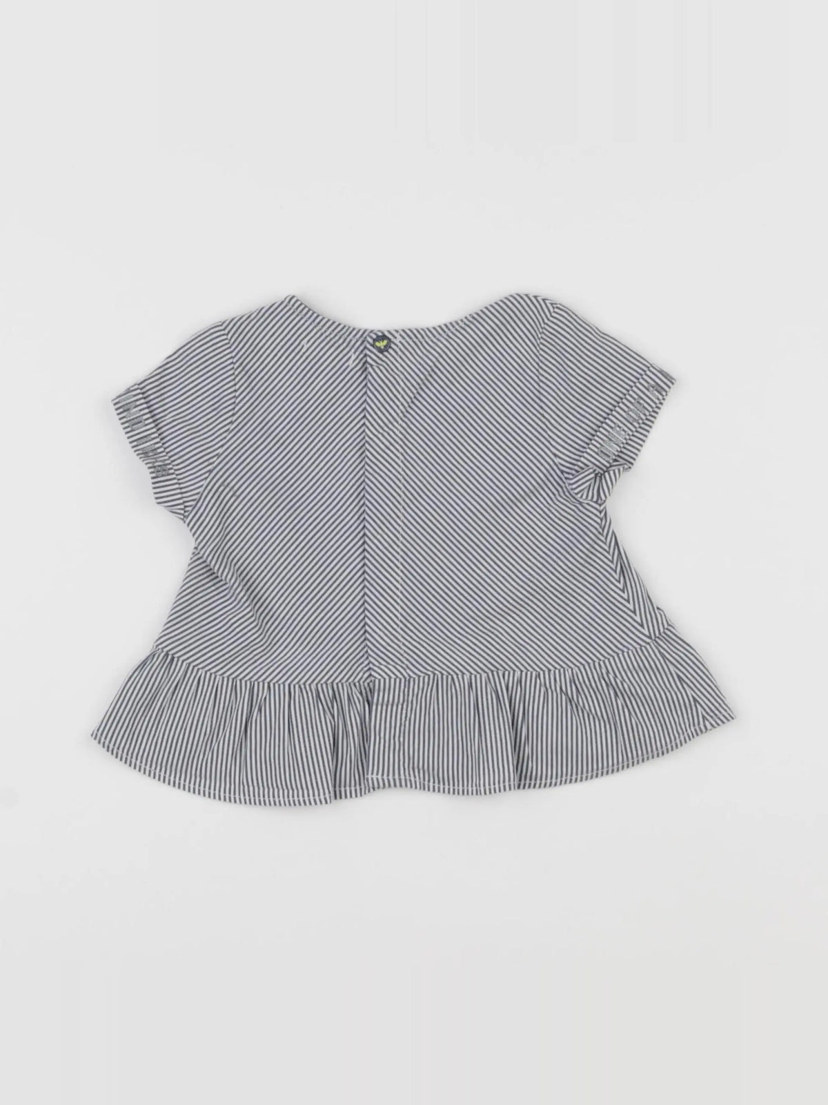 IKKS - blouse bleu, blanc - 12 mois