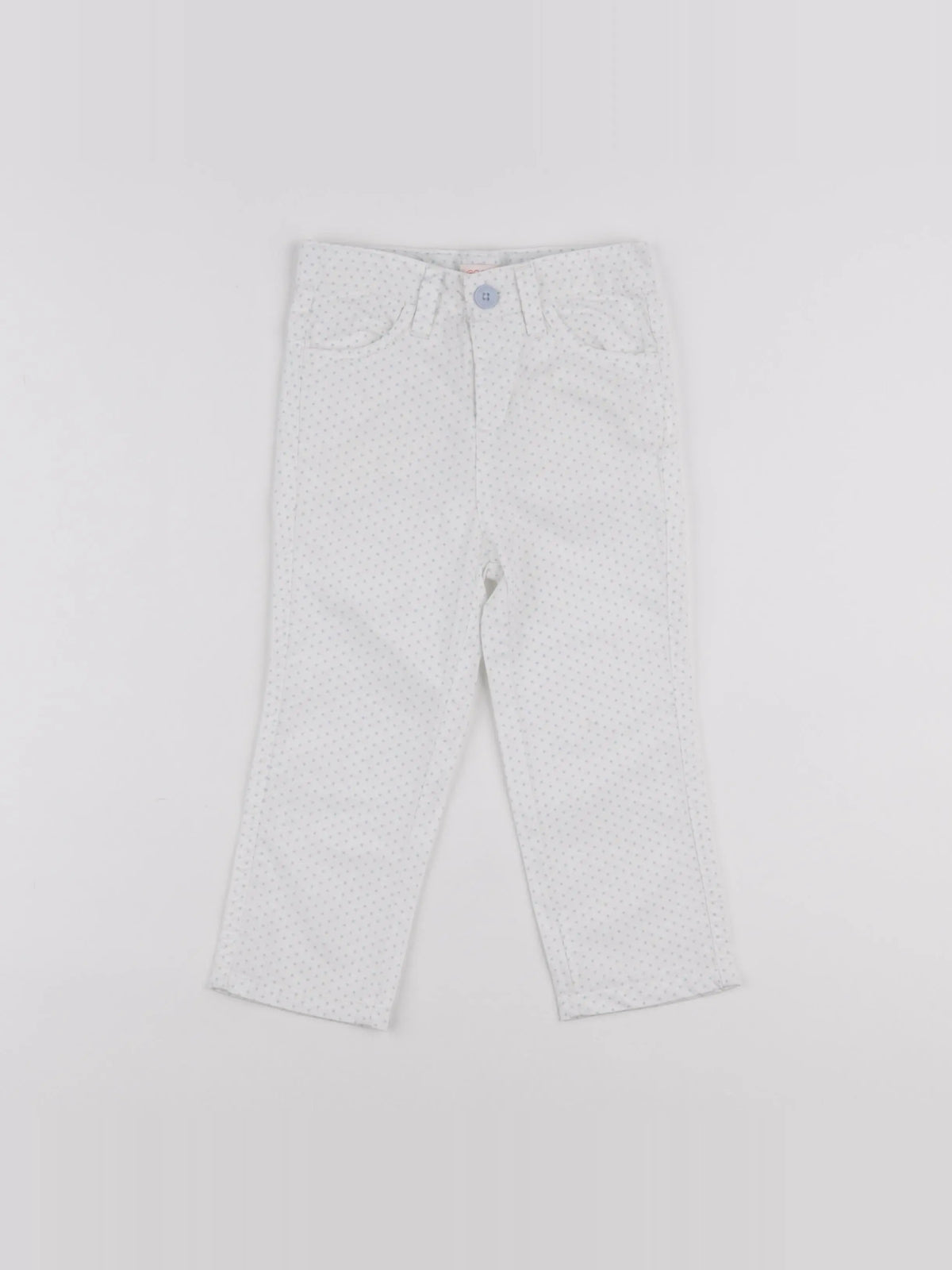 Gocco - pantalon blanc - 12/18 mois