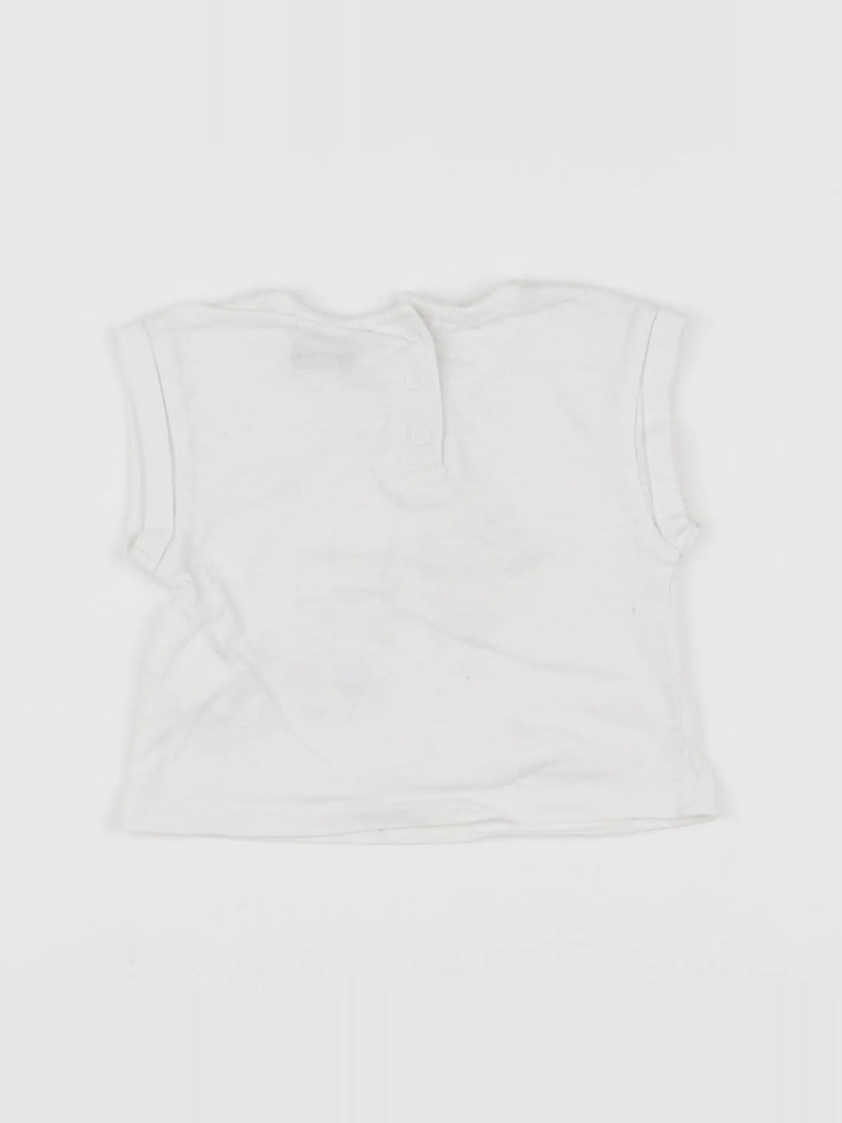 Vertbaudet - tee-shirt blanc - 3 mois