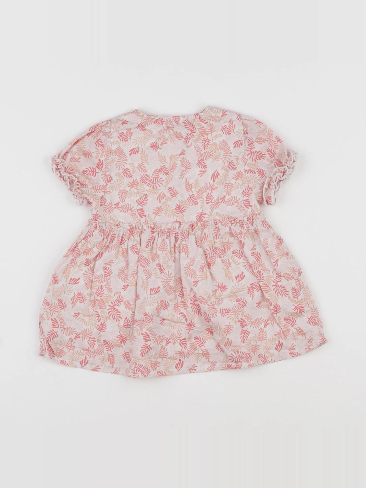 Tape à l'oeil - robe rose, blanc - 6 mois