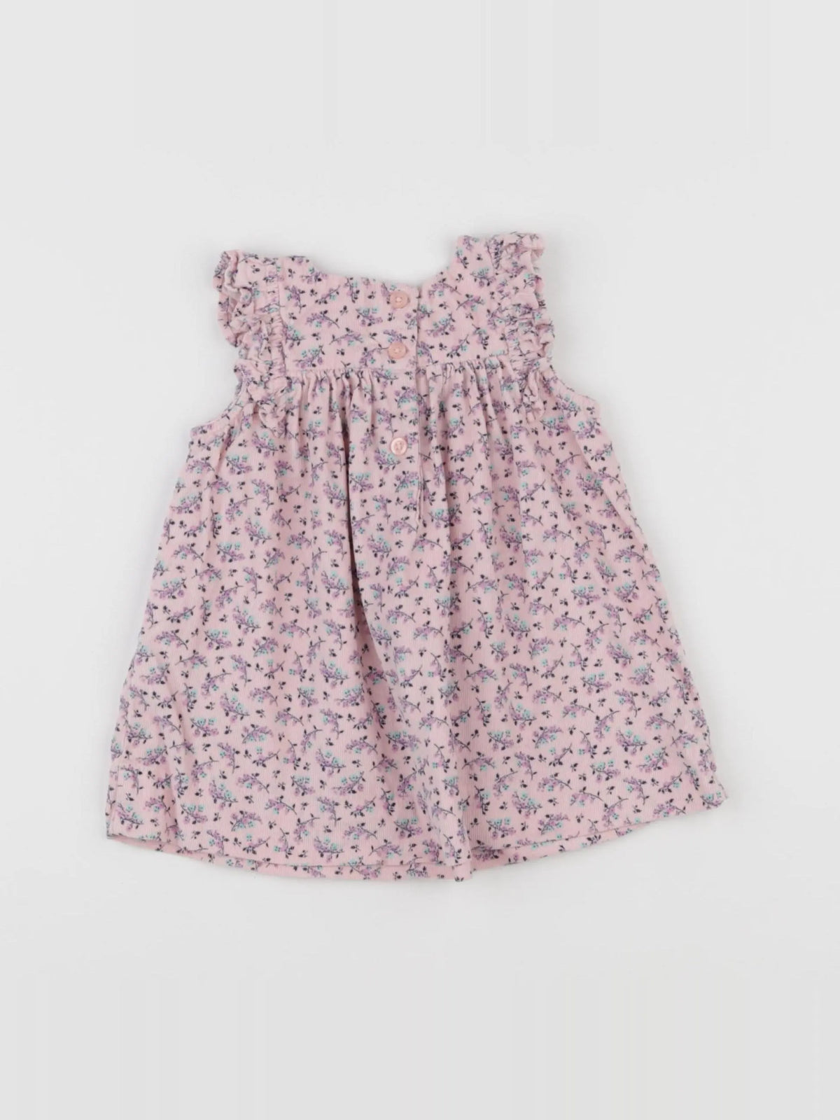 GAP - robe violet, rose - 3/6 mois