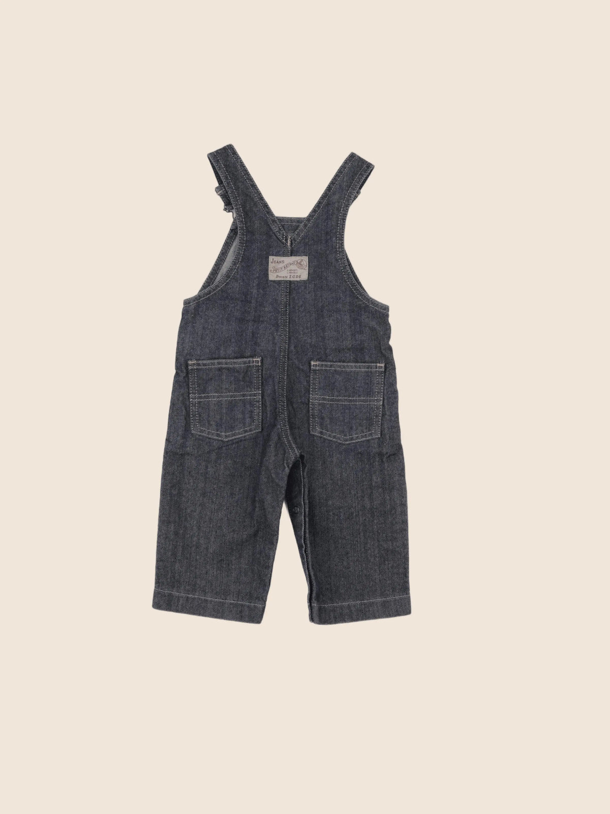 Petit Bateau - salopette bleu - 6 mois