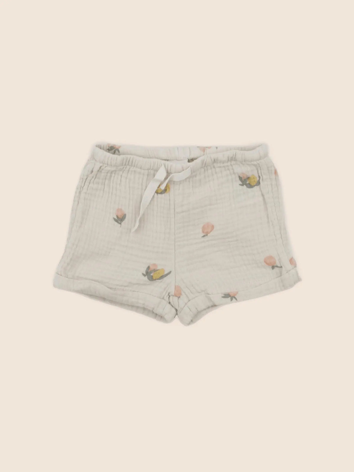 H&M - short beige - 3 mois