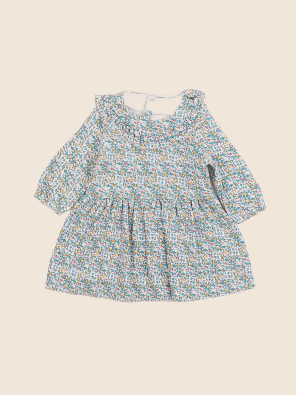 Petit Bateau - robe multicolore - 12 mois