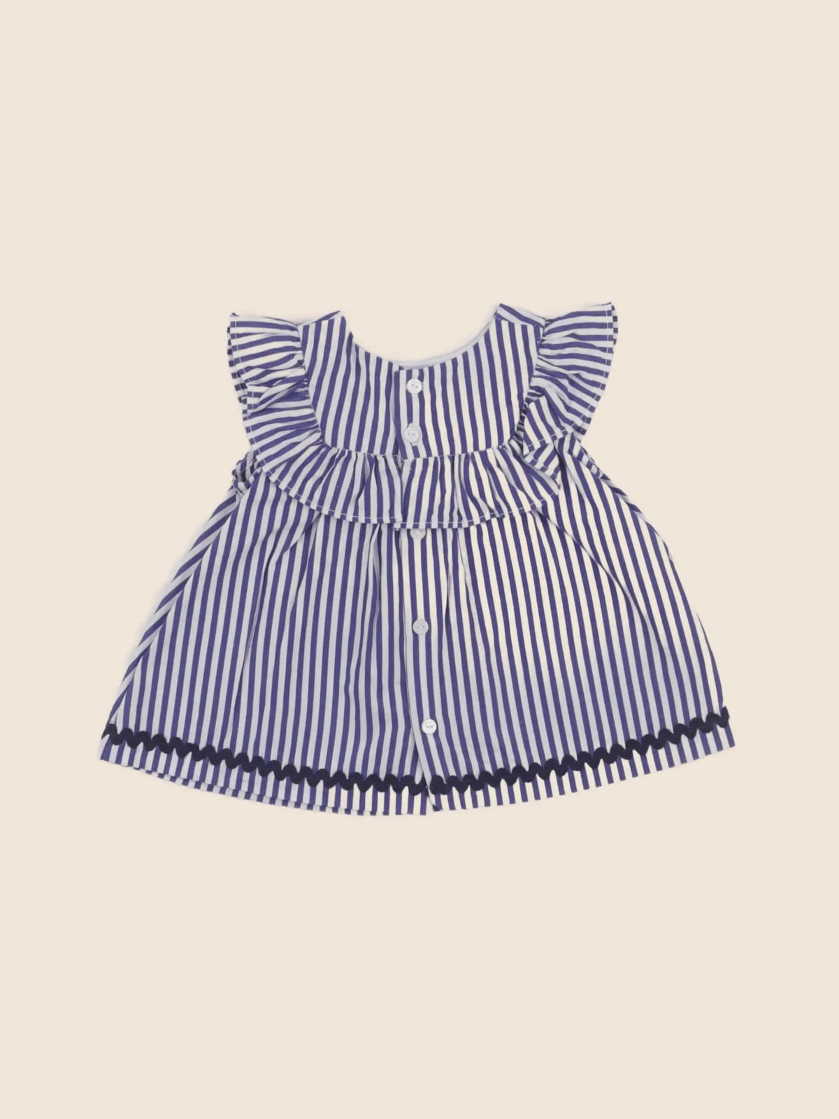 Jacadi - blouse bleu - 6 mois