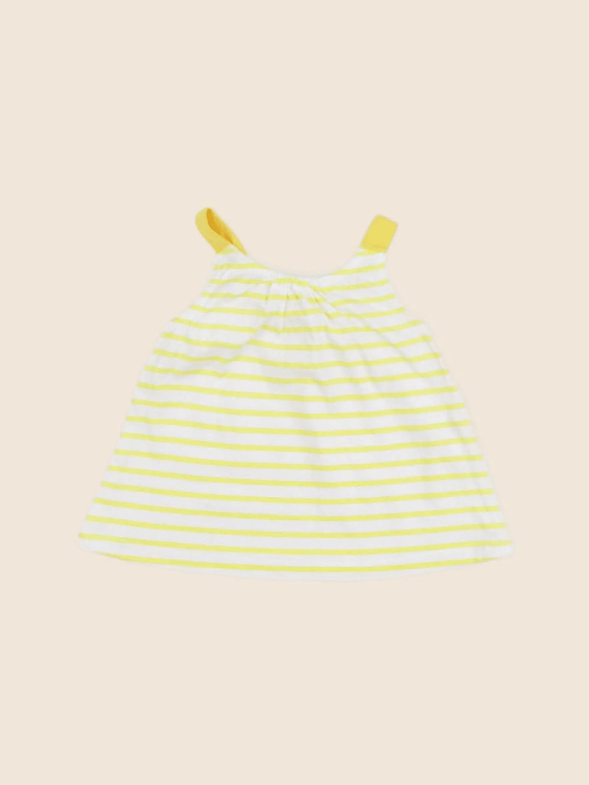 Zara - débardeur jaune - 6/9 mois