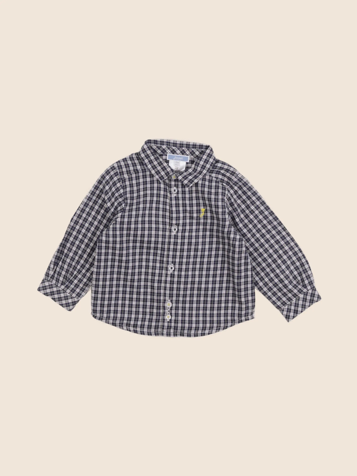 Jacadi - chemise bleu - 12 mois