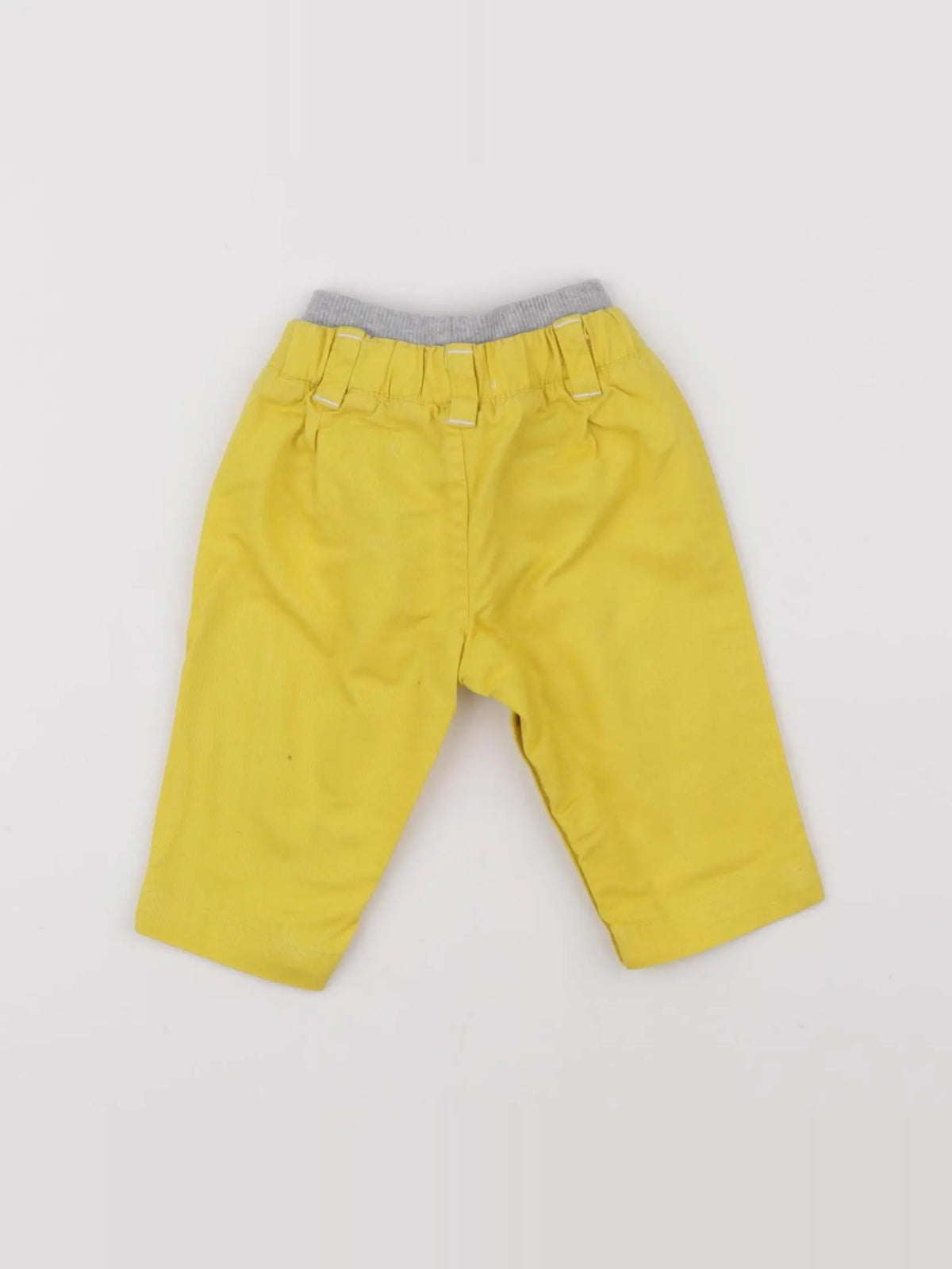 Vertbaudet - pantalon jaune - 3 mois