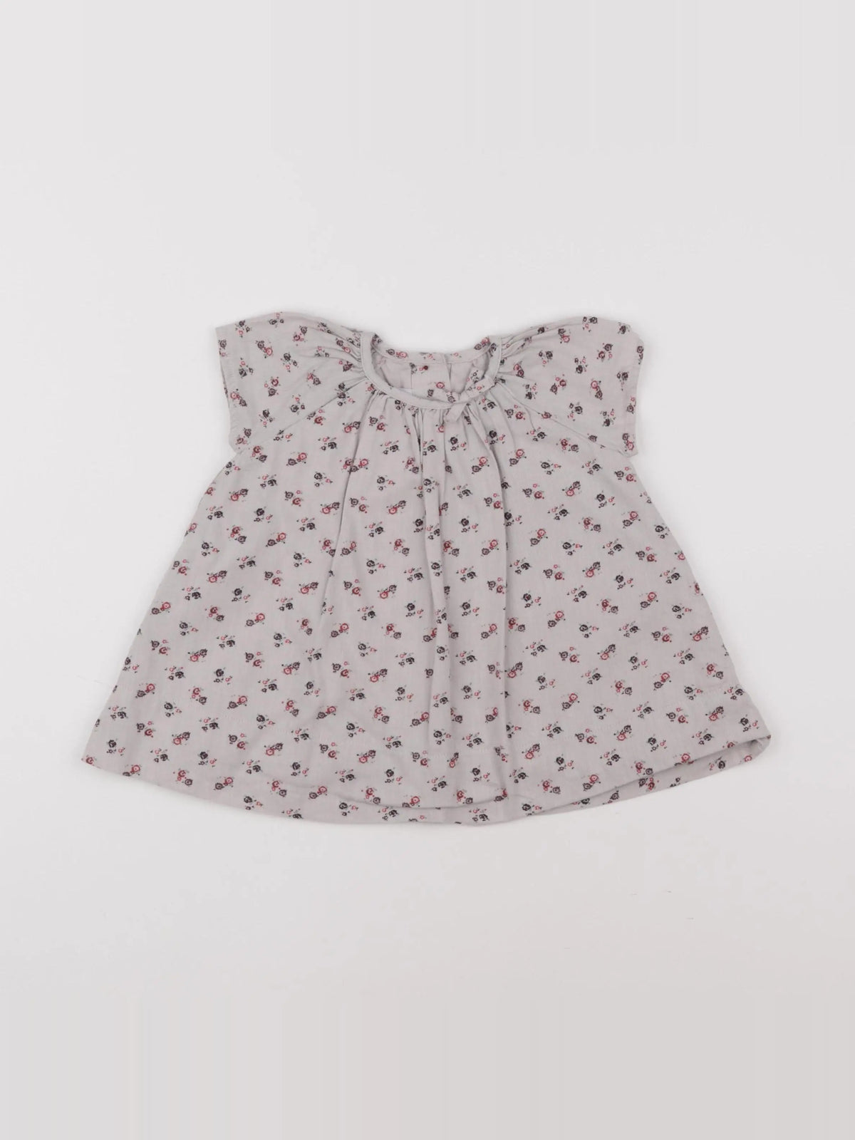 Petit Bateau - robe taupe - 3 mois