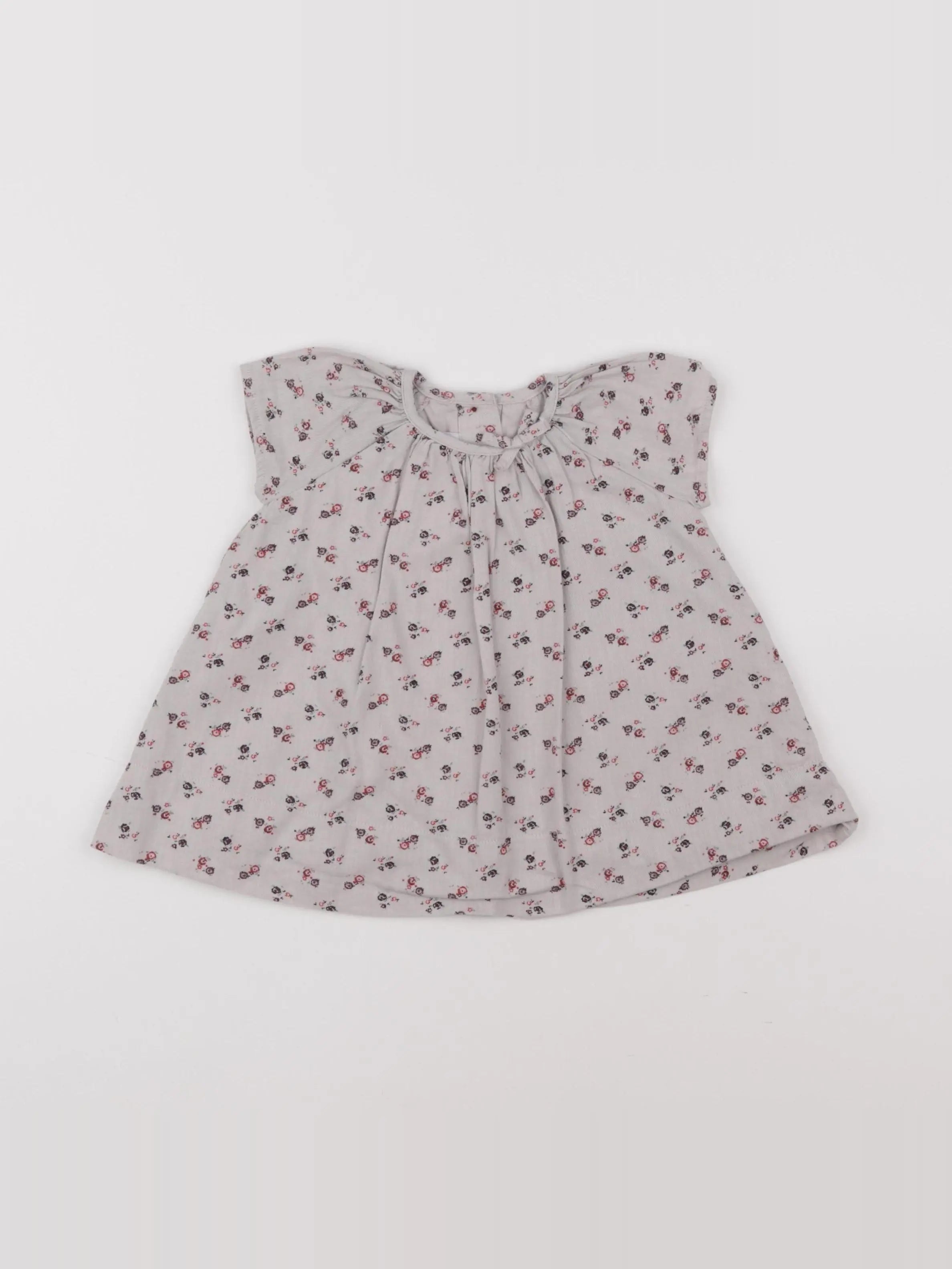 Petit Bateau - robe taupe - 3 mois
