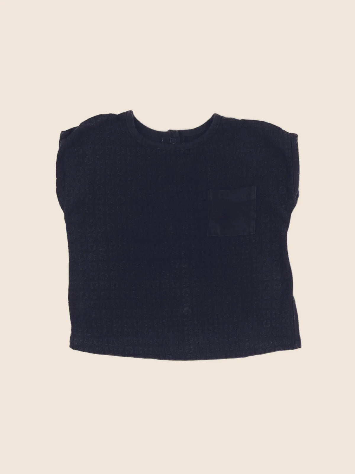 Vertbaudet - tee-shirt bleu - 6 mois